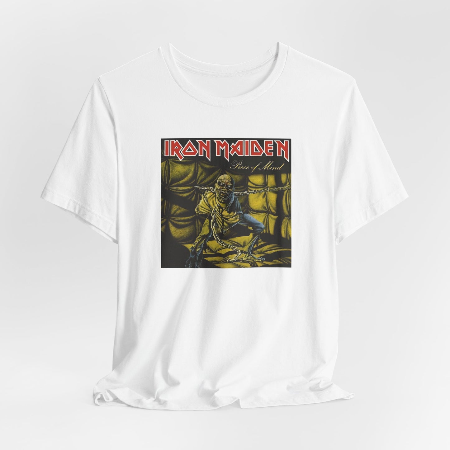 Iron Maiden Piece of Mind T-shirt - Vintage Cotton Iron Maiden Piece of Mind Shirt - Iron Maiden Graphic Band Print Tee