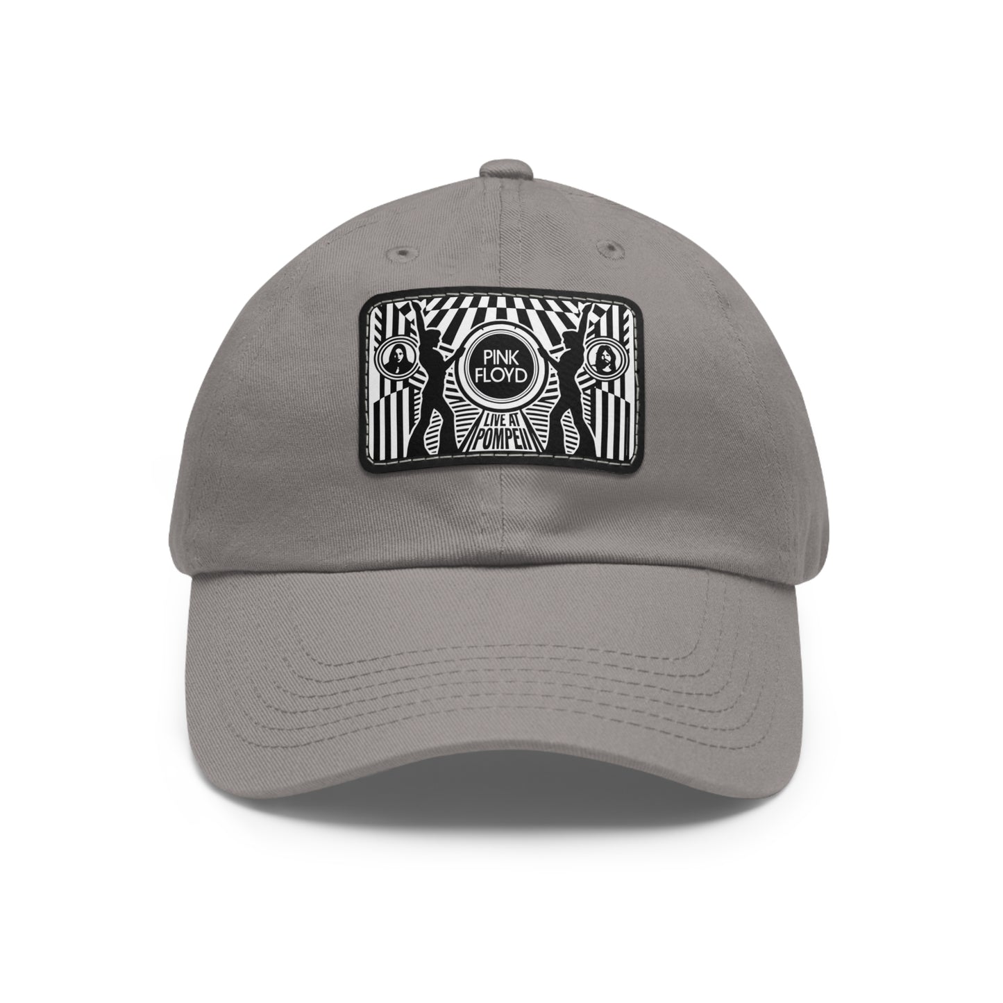 Pink Floyd Pompeii Leather patch Dad Cap