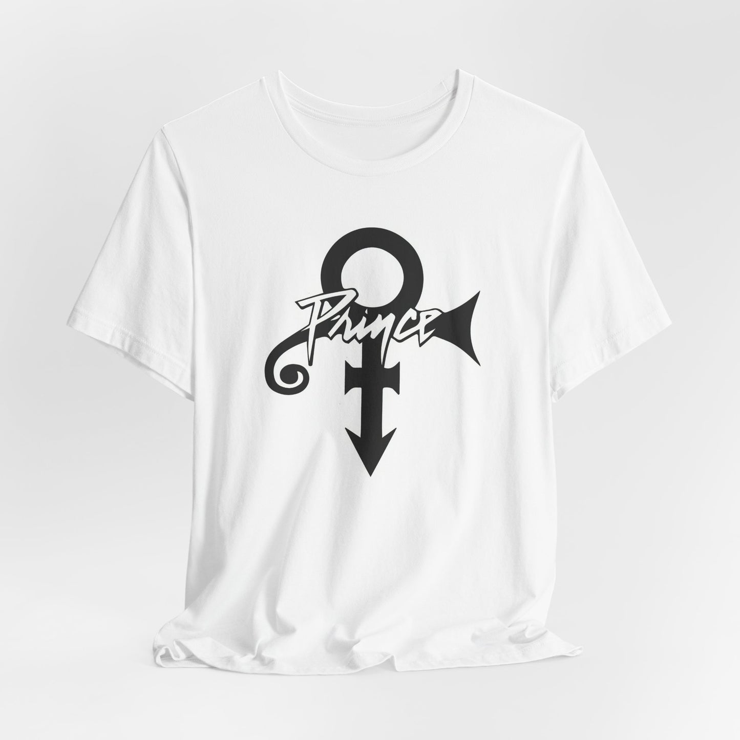 White Cotton Prince Logo T-shirt