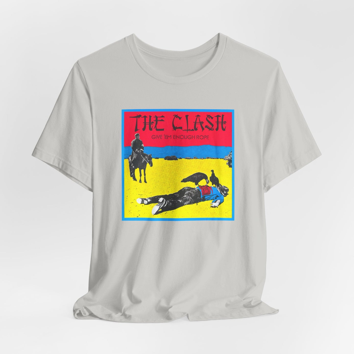 The Clash T shirt - The Clash Give Em Enough Rope Shirt - The Clash Gift - Vintage Rare Punk The Clash Print Shirt