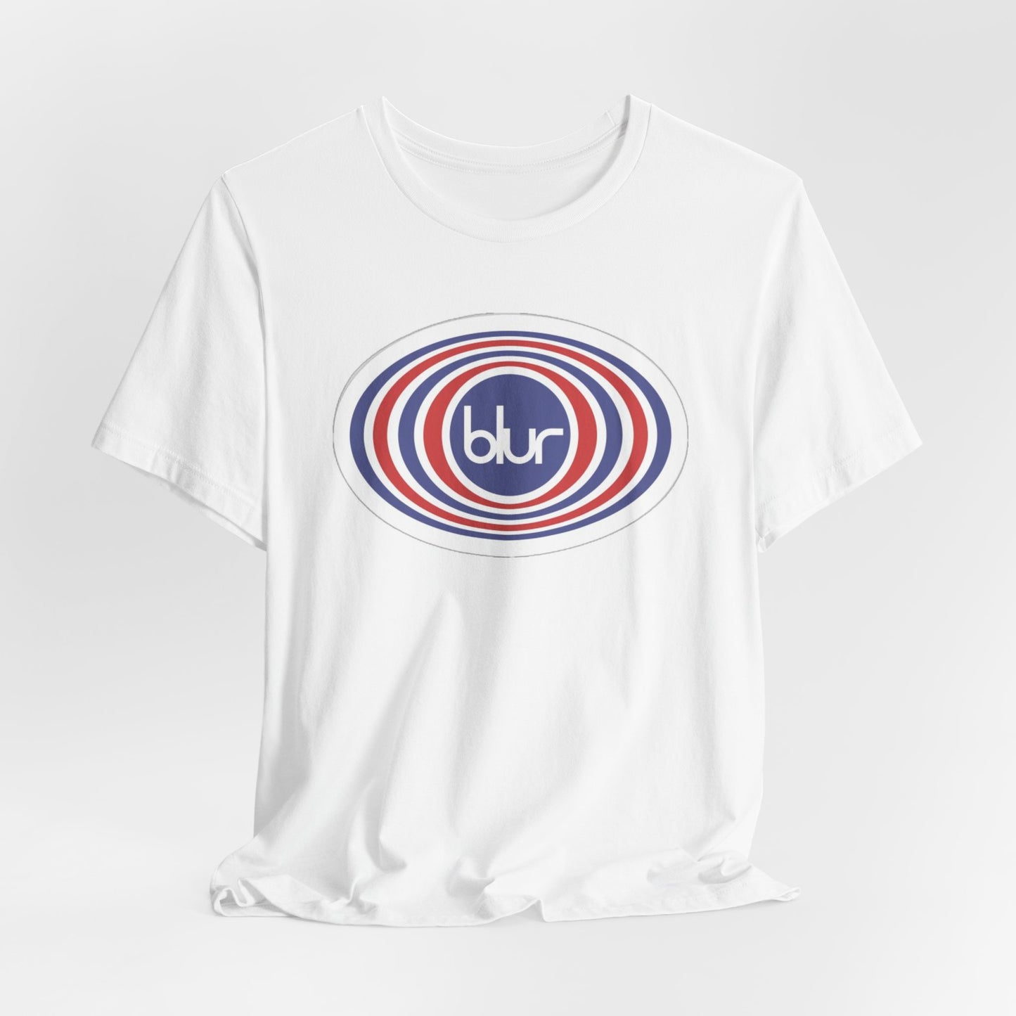 Blur White Cotton Tee