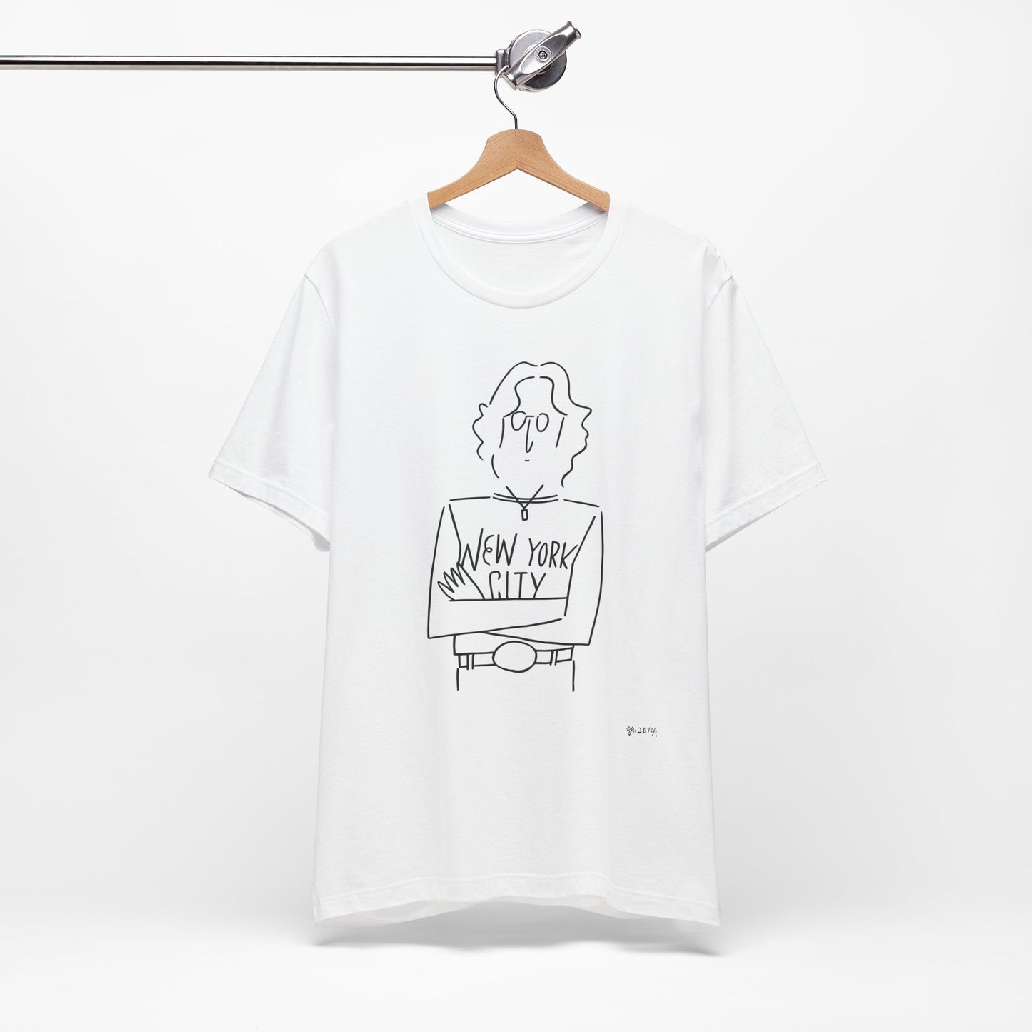 John Lennon New York City White Cotton T-shirt