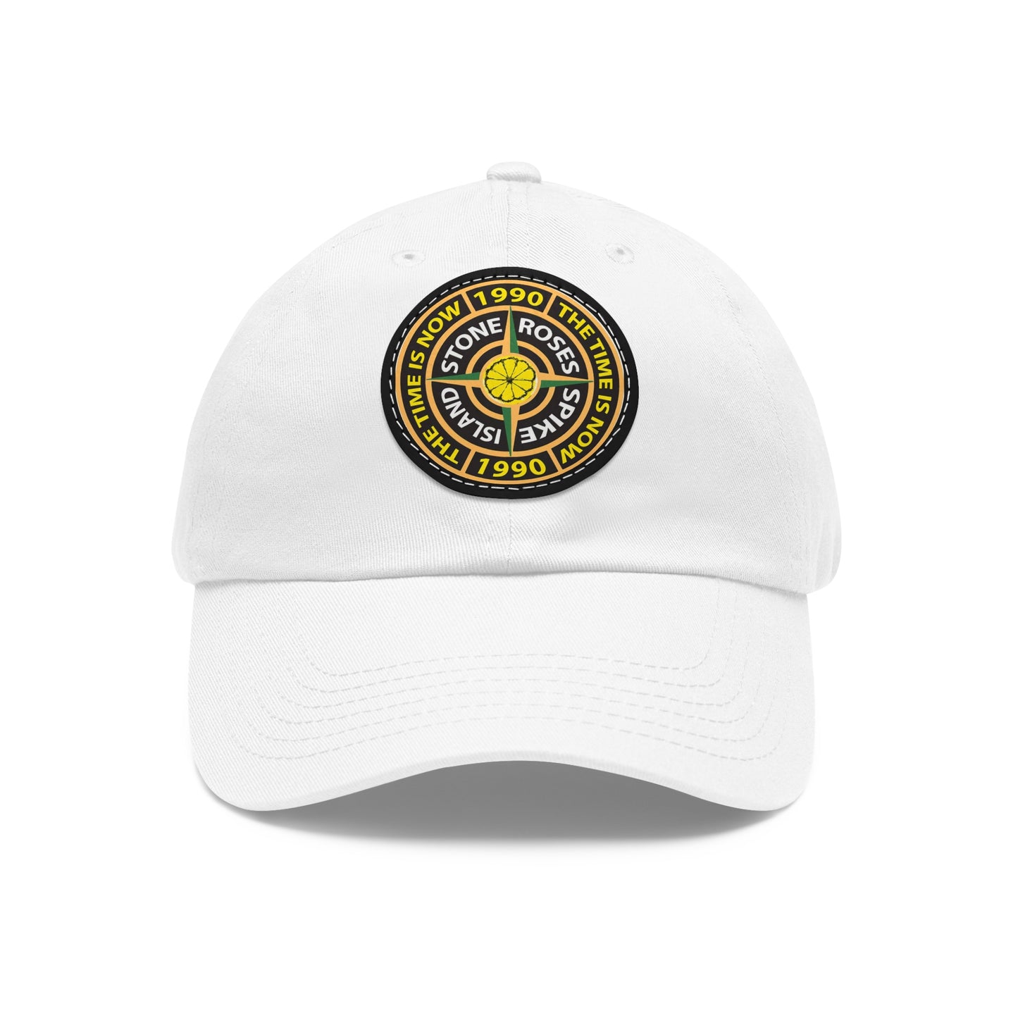 Stone Roses Spike Island Leather Patch Dad Cap