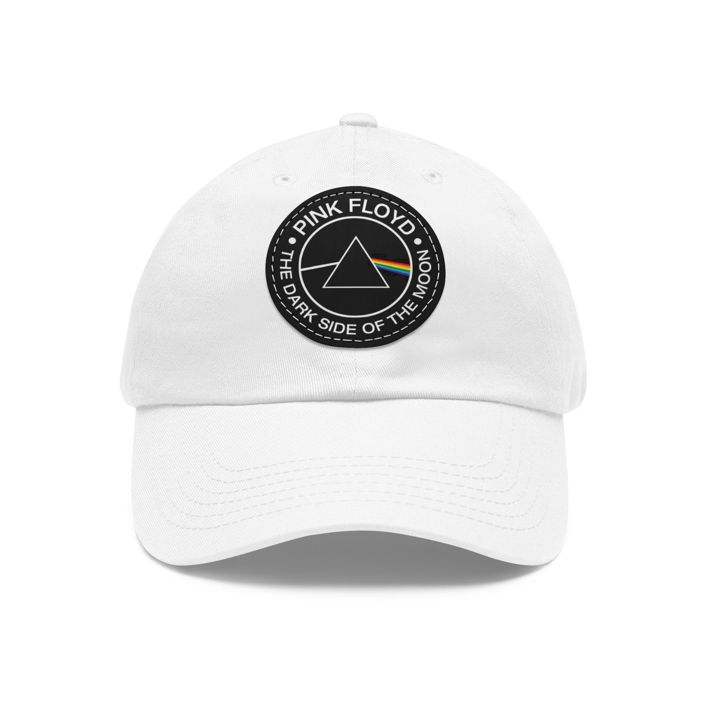 Pink Floyd Dark Side of the Moon Leather Patch Dad Cap