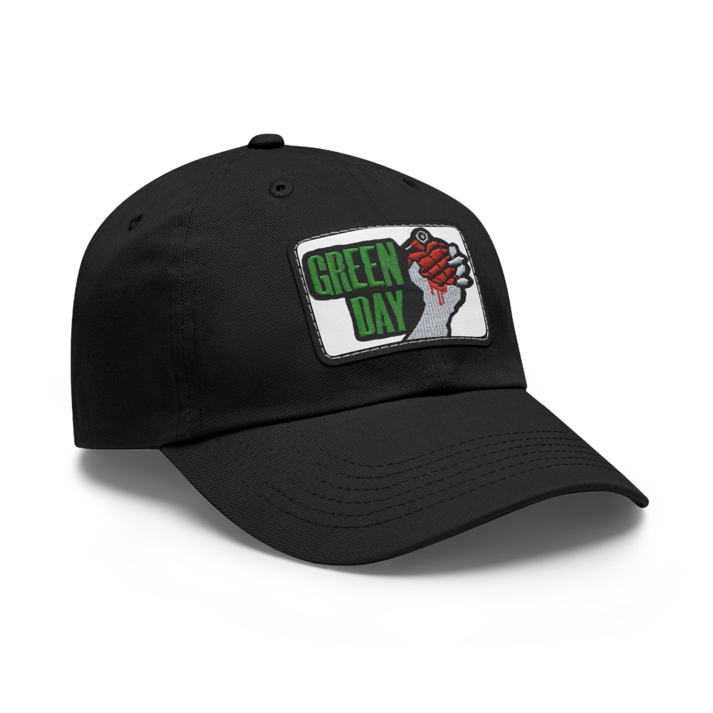 Green Day American Idiot Leather Patch Dad Cap
