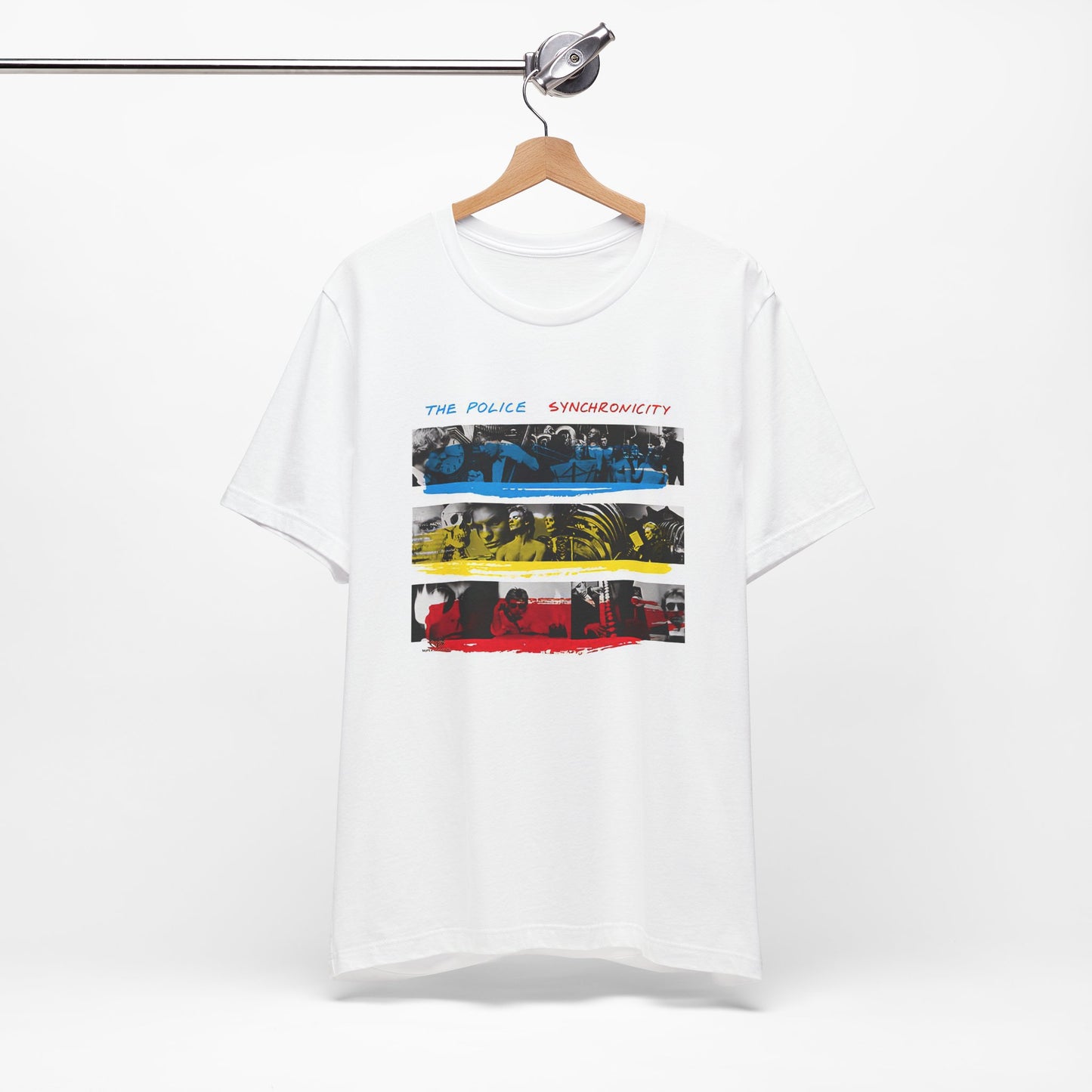 The Police Synchronicity album Cover Shirt, Vintage The Police Synchronicity T-shirt, Unisex The Police Gift, Cotton Short Sleeve The Police Graphic Band Print