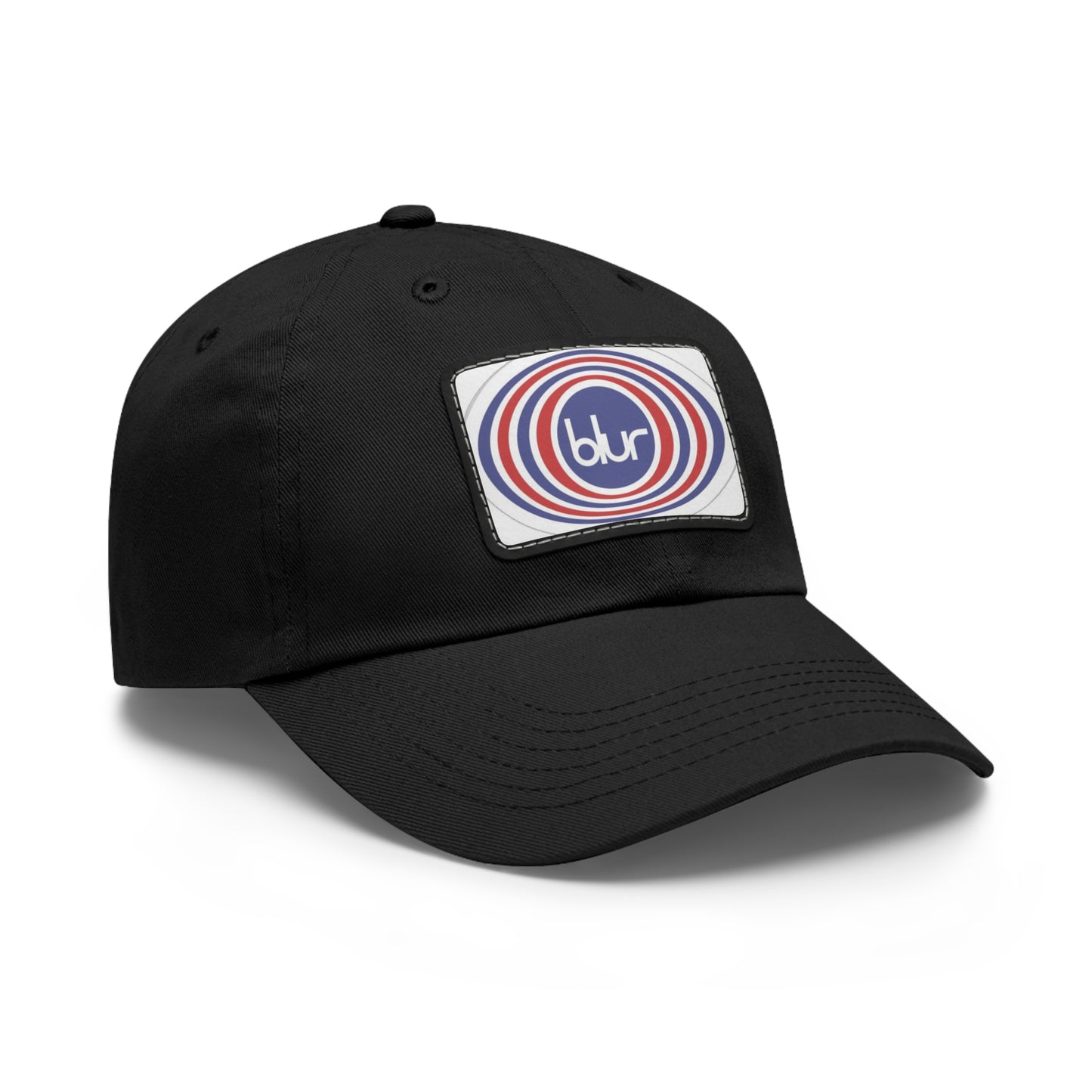 Blur Dad Cap with Leather Patch