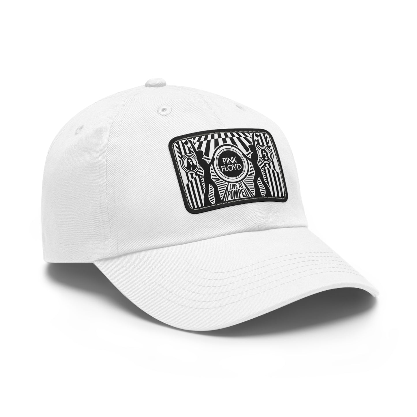 Pink Floyd Pompeii Leather patch Dad Cap