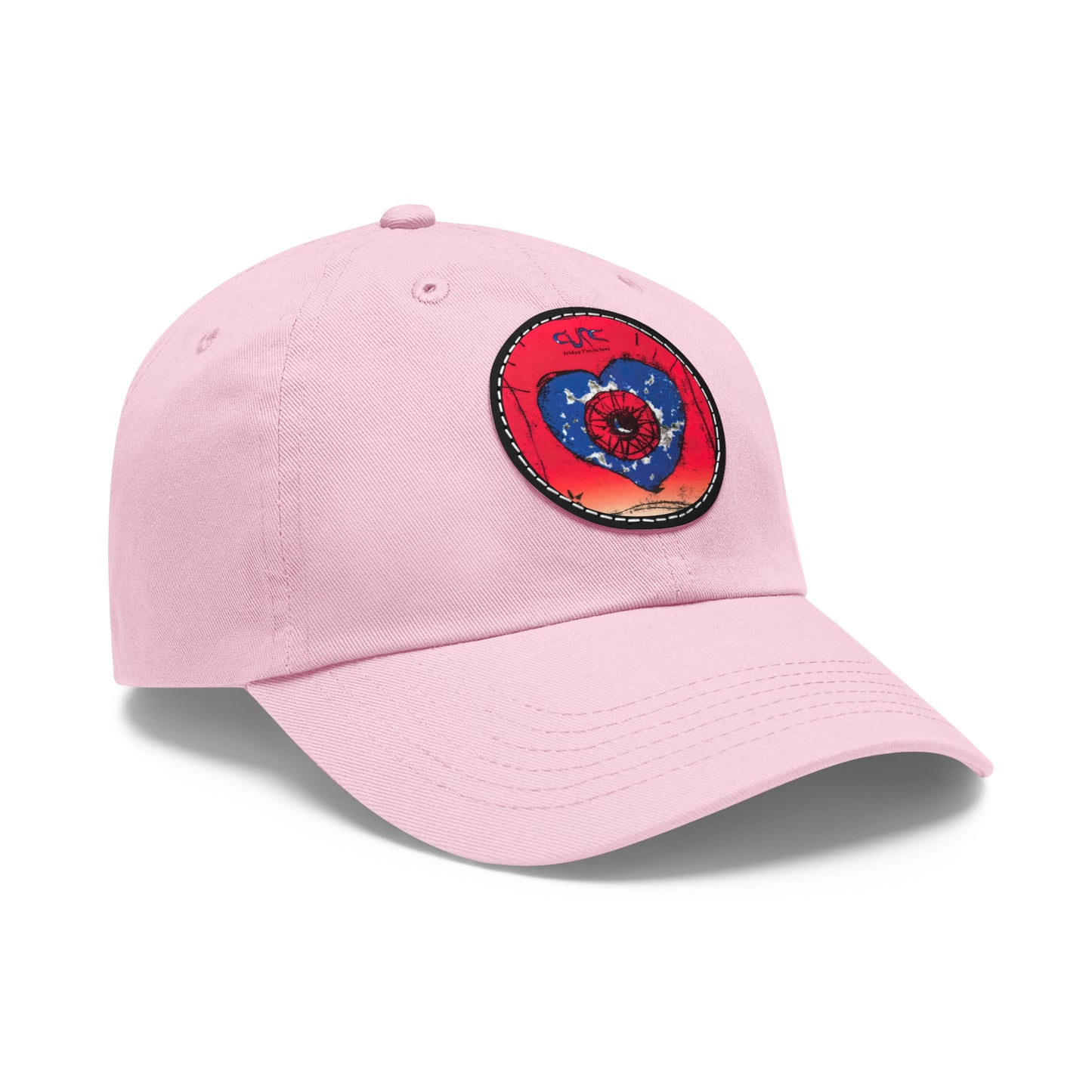 The Cure Leather Patch Dad Cap