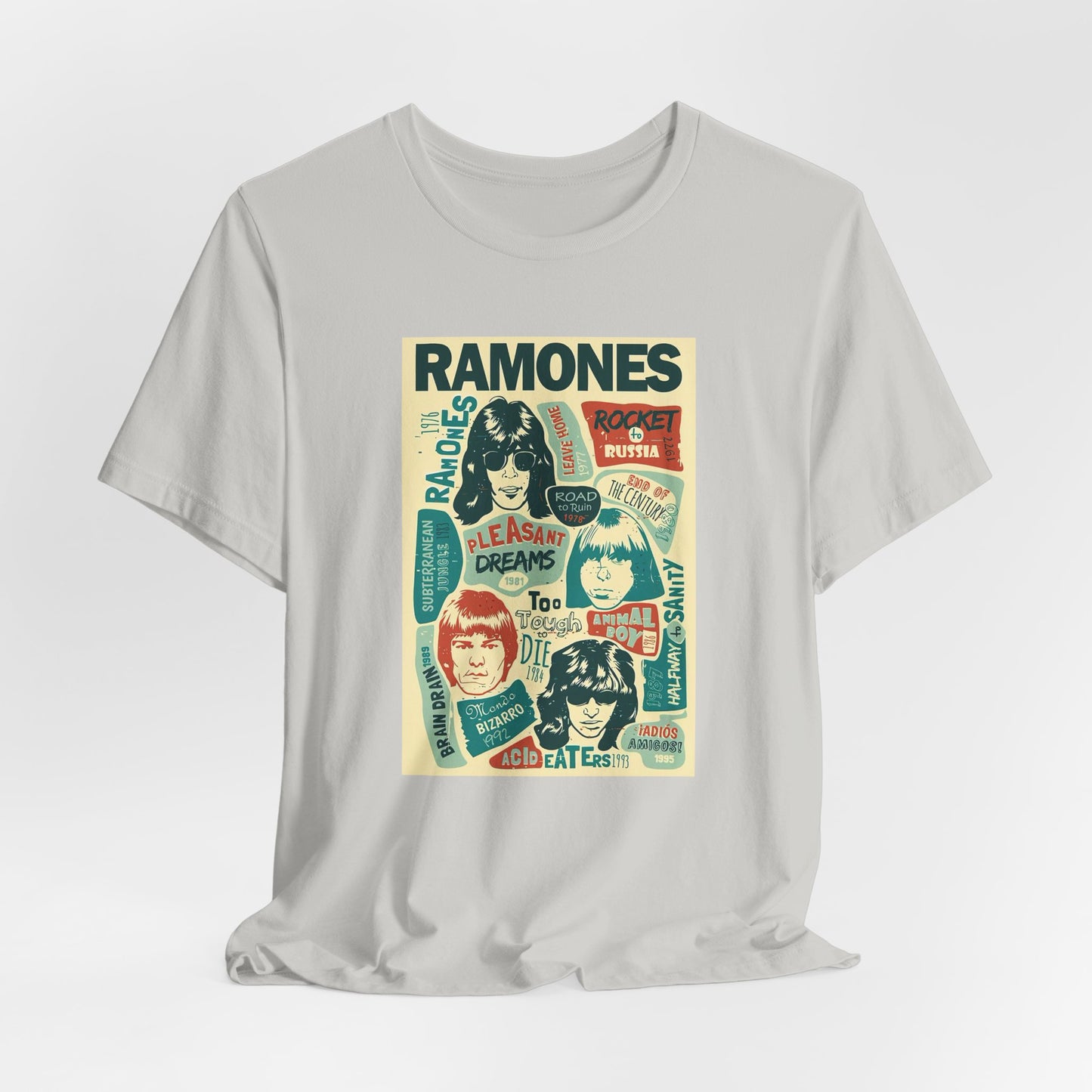 Ramones Songs and Albums T-shirt