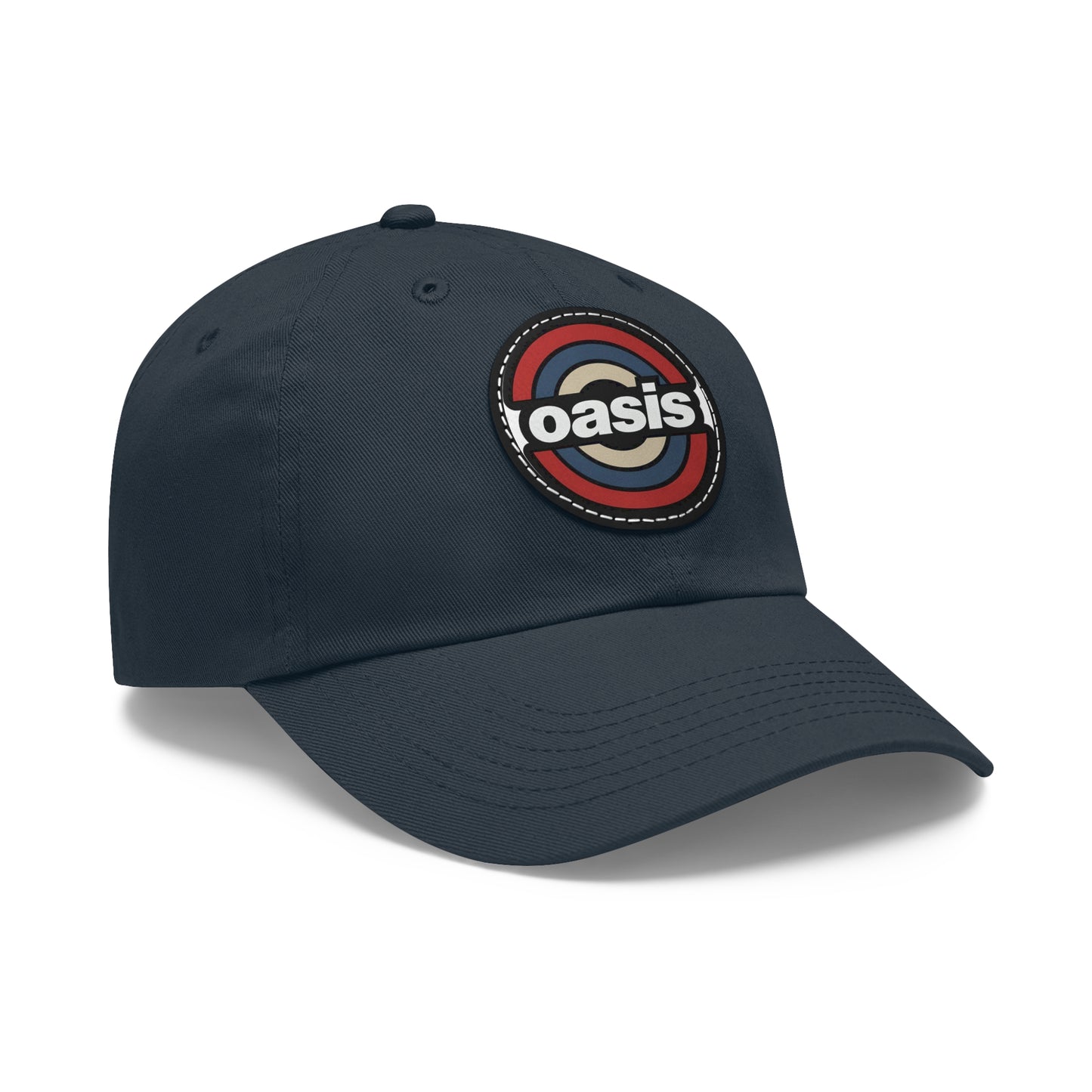 Oasis Logo Dad Cap with Leather Patch