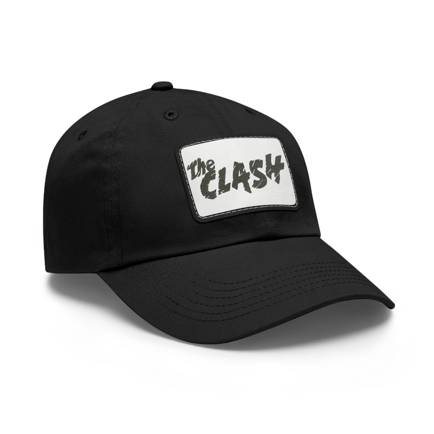 The Clash Leather Patch Dad Cap