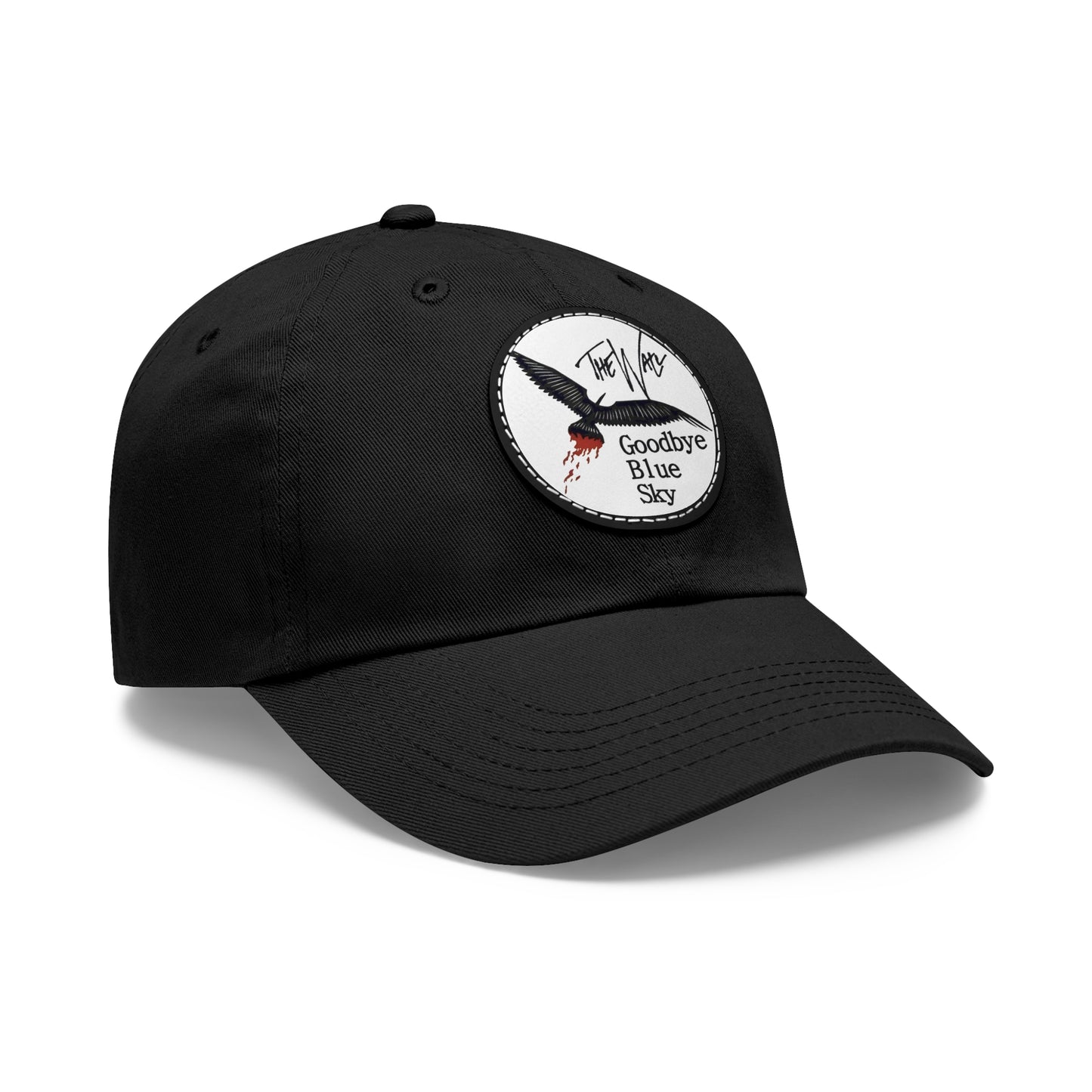 Pink Floyd The Wall Goodbye Blue Sky Leather Patch Dad Cap