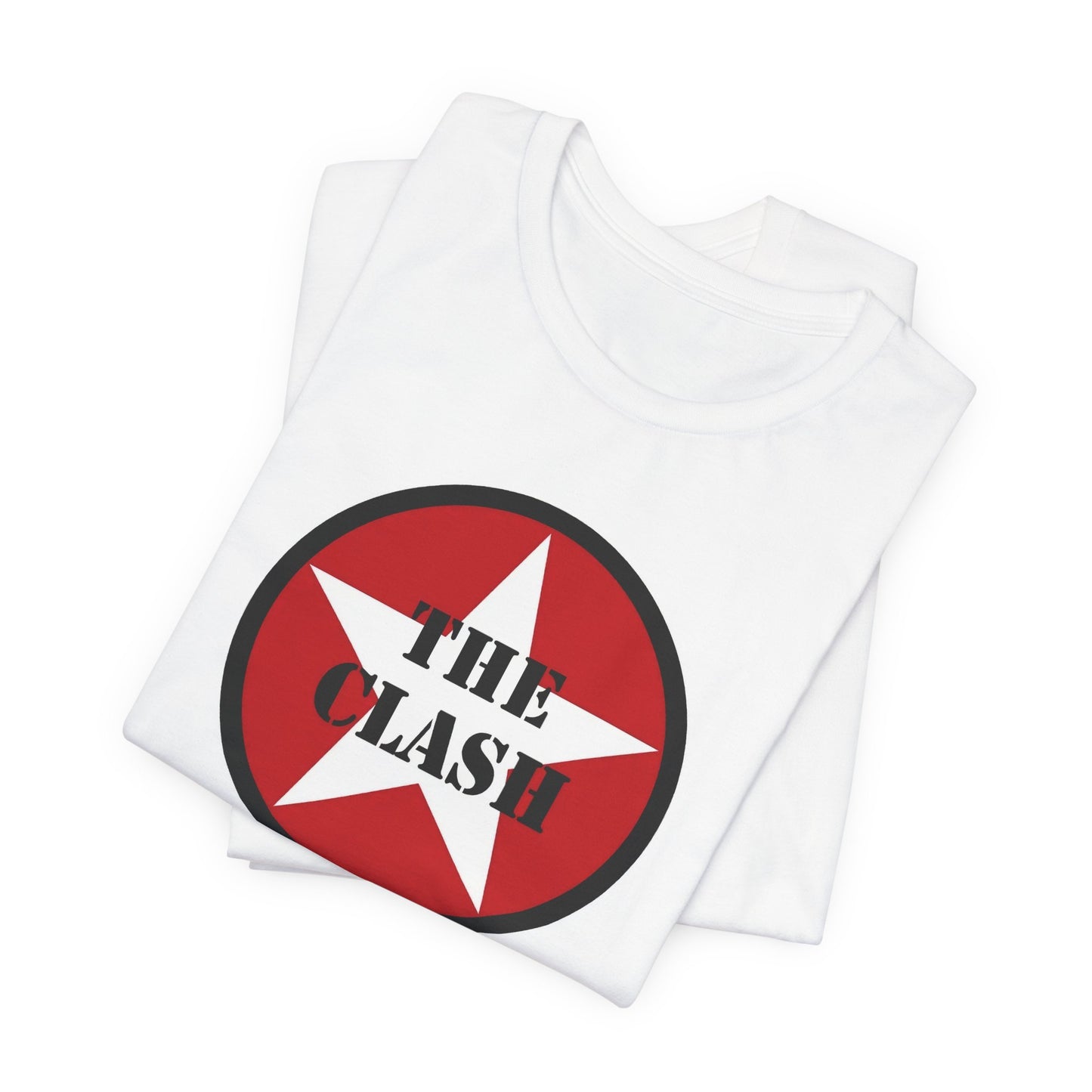 The Clash Logo White Cotton T-shirt
