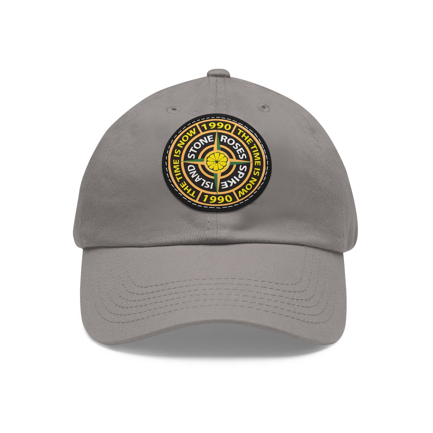 Stone Roses Spike Island Leather Patch Dad Cap