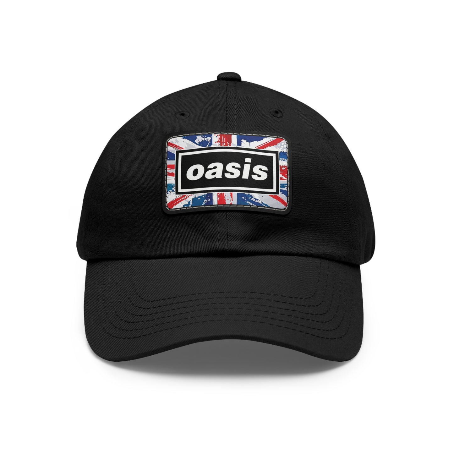Oasis Logo Leather Patch Dad Cap