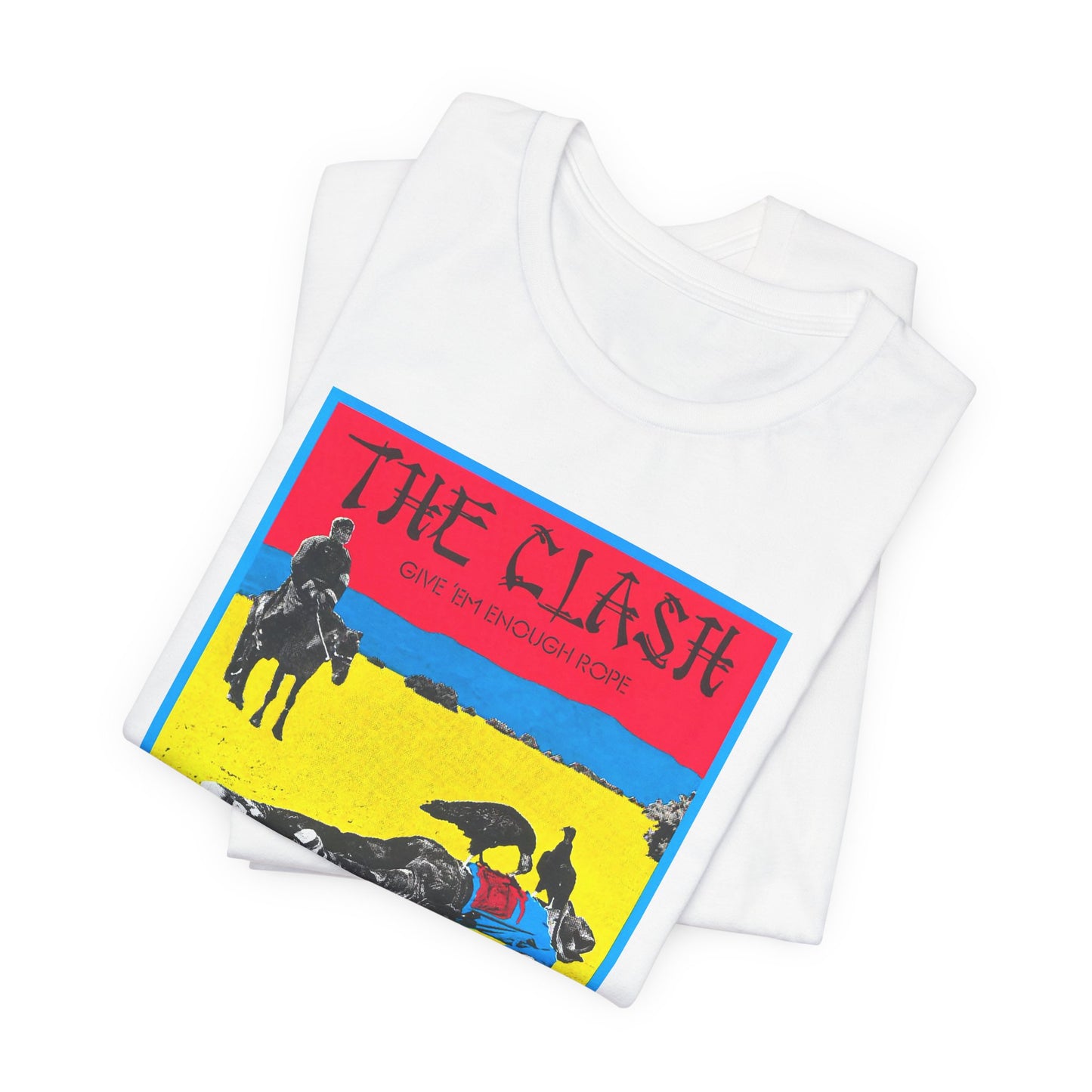 The Clash T shirt - The Clash Give Em Enough Rope Shirt - The Clash Gift - Vintage Rare Punk The Clash Print Shirt
