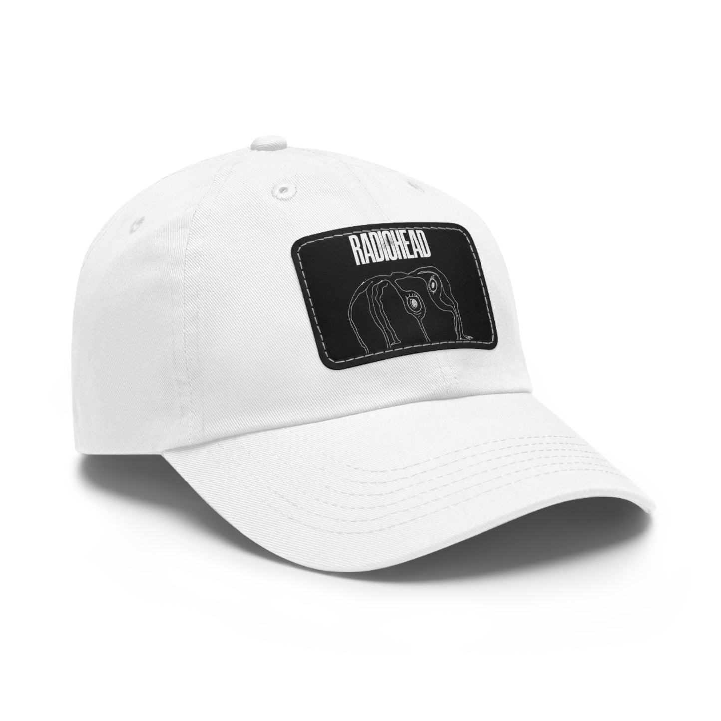 Radiohead Logo Leather Patch Dad Cap