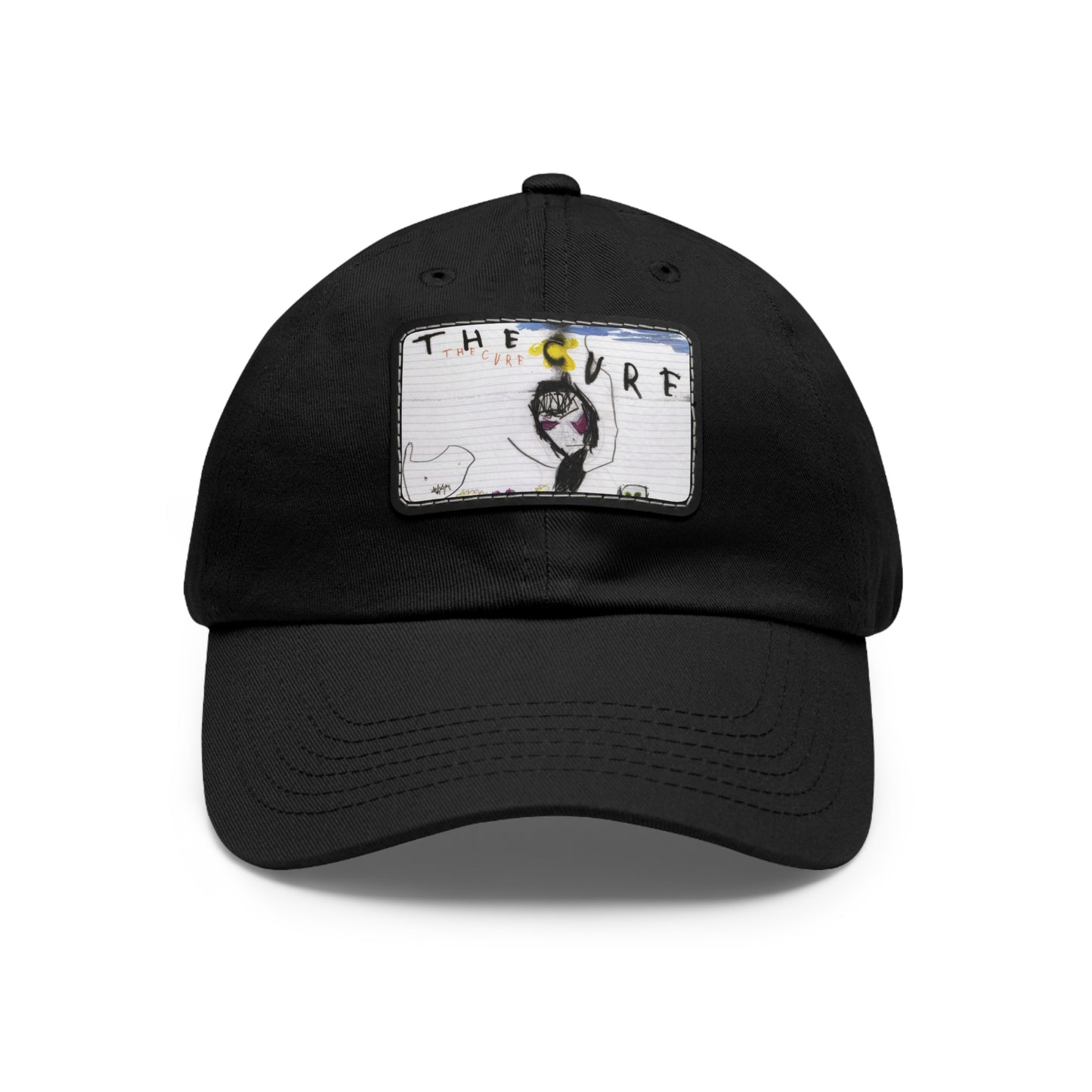 The Cure Leather Patch Dad Cap
