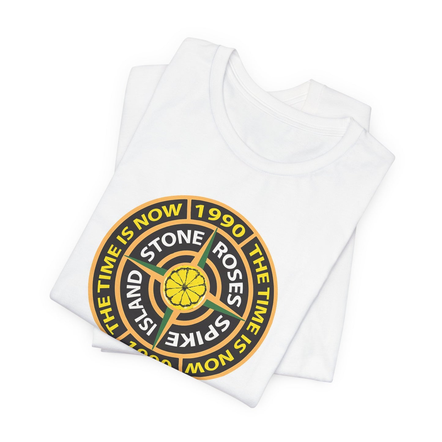 Stone Roses Spike Island White Cotton T-shirt