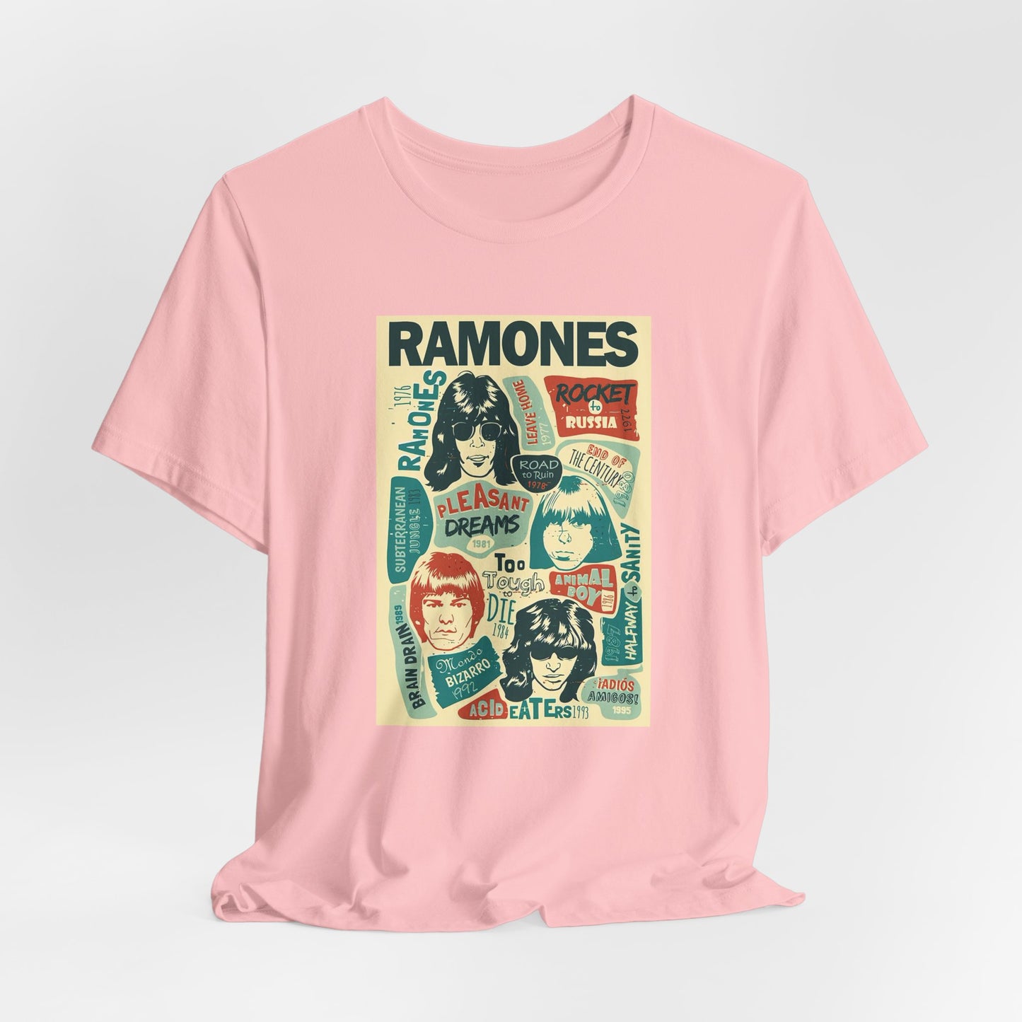 Ramones Songs and Albums T-shirt