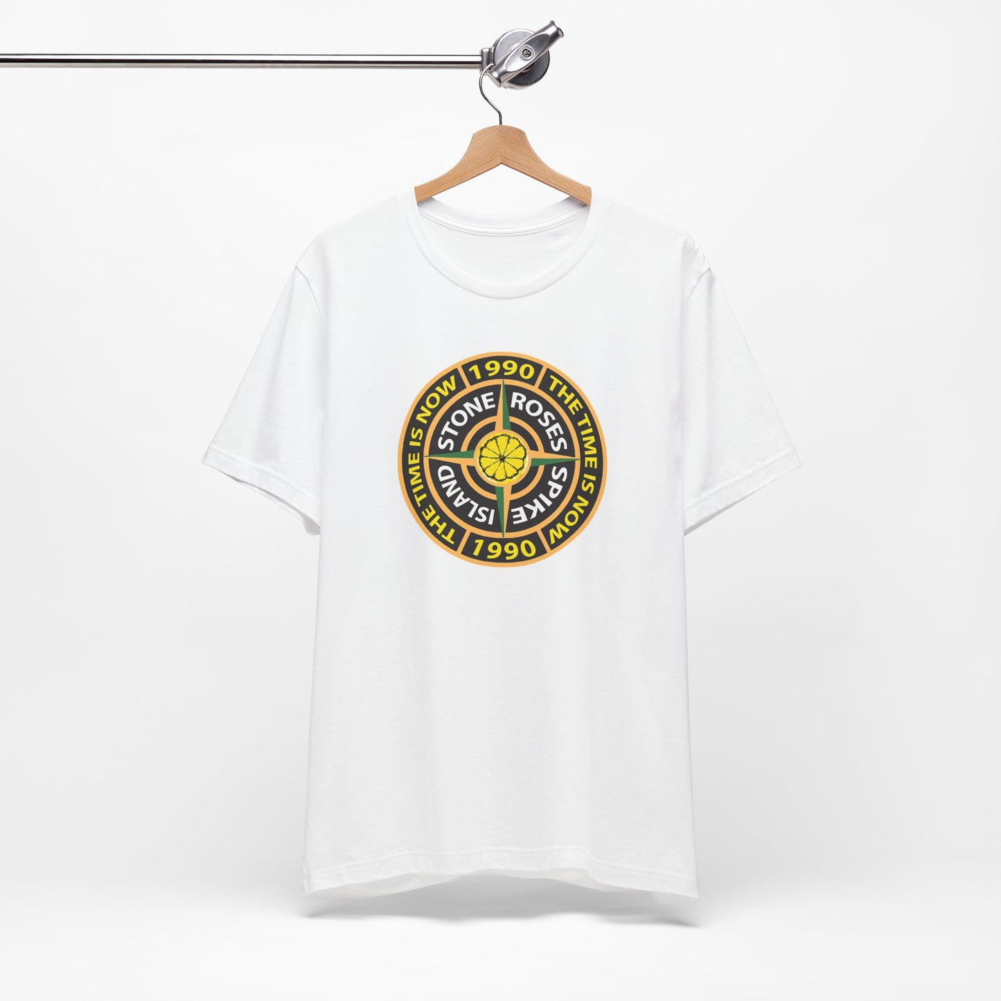 Stone Roses Spike Island White Cotton T-shirt