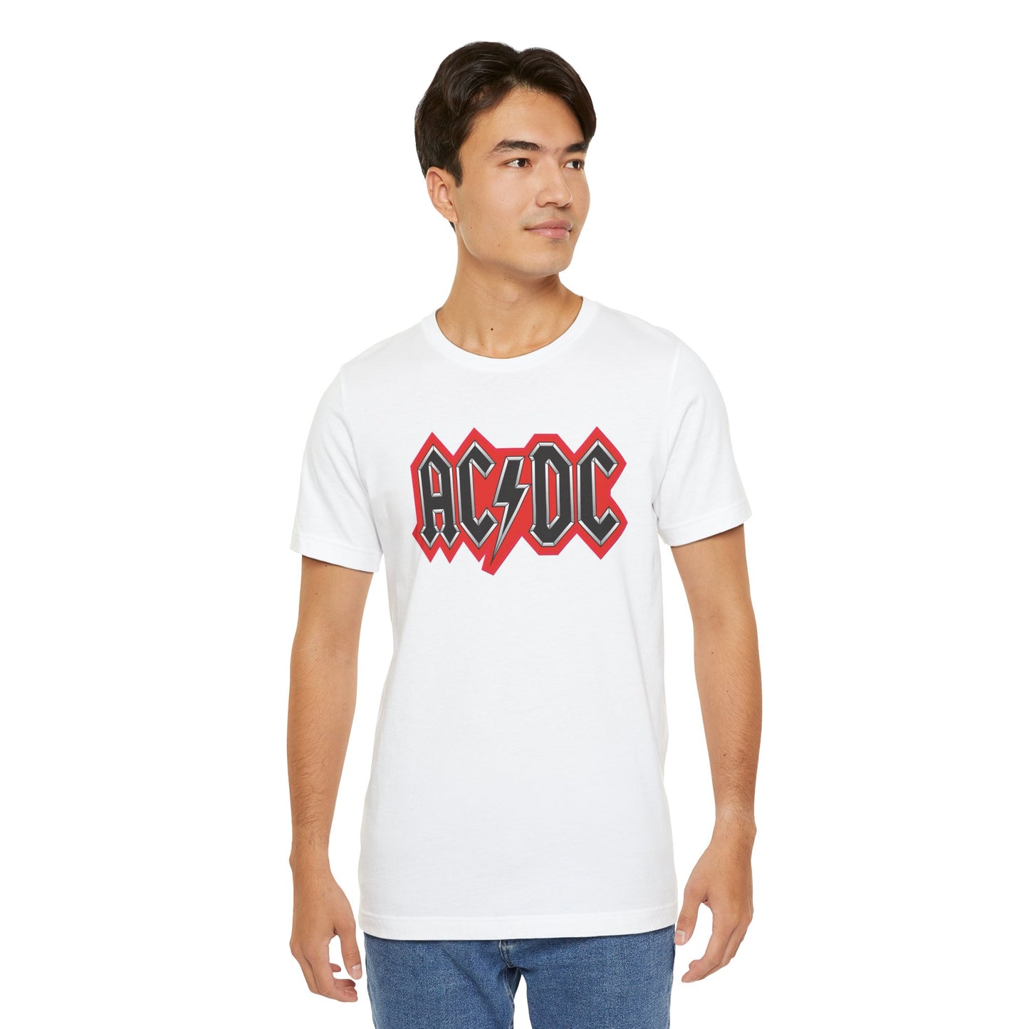 AC/DC White Cotton T-shirt