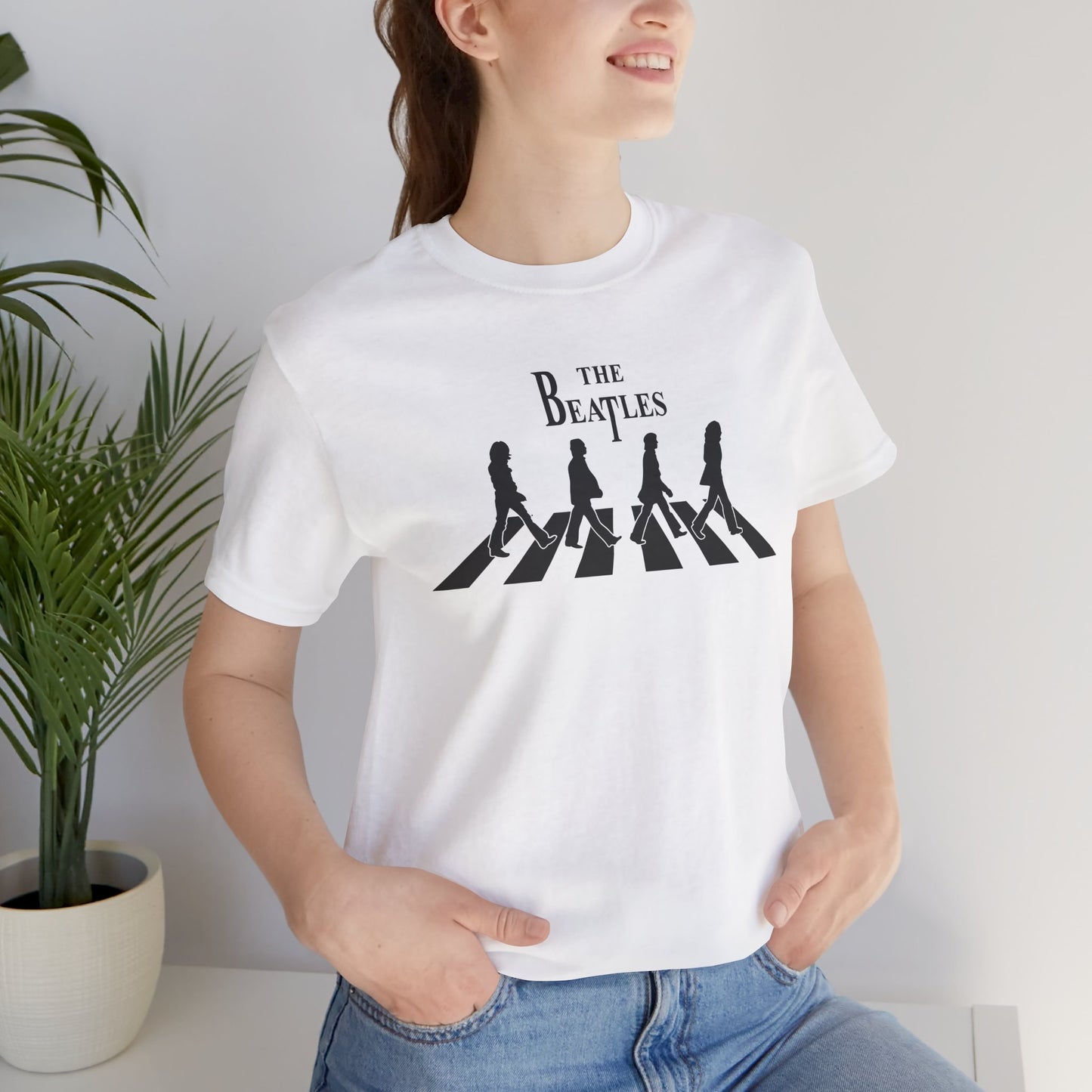 The Beatles White Cotton Abbey Road T-shirt