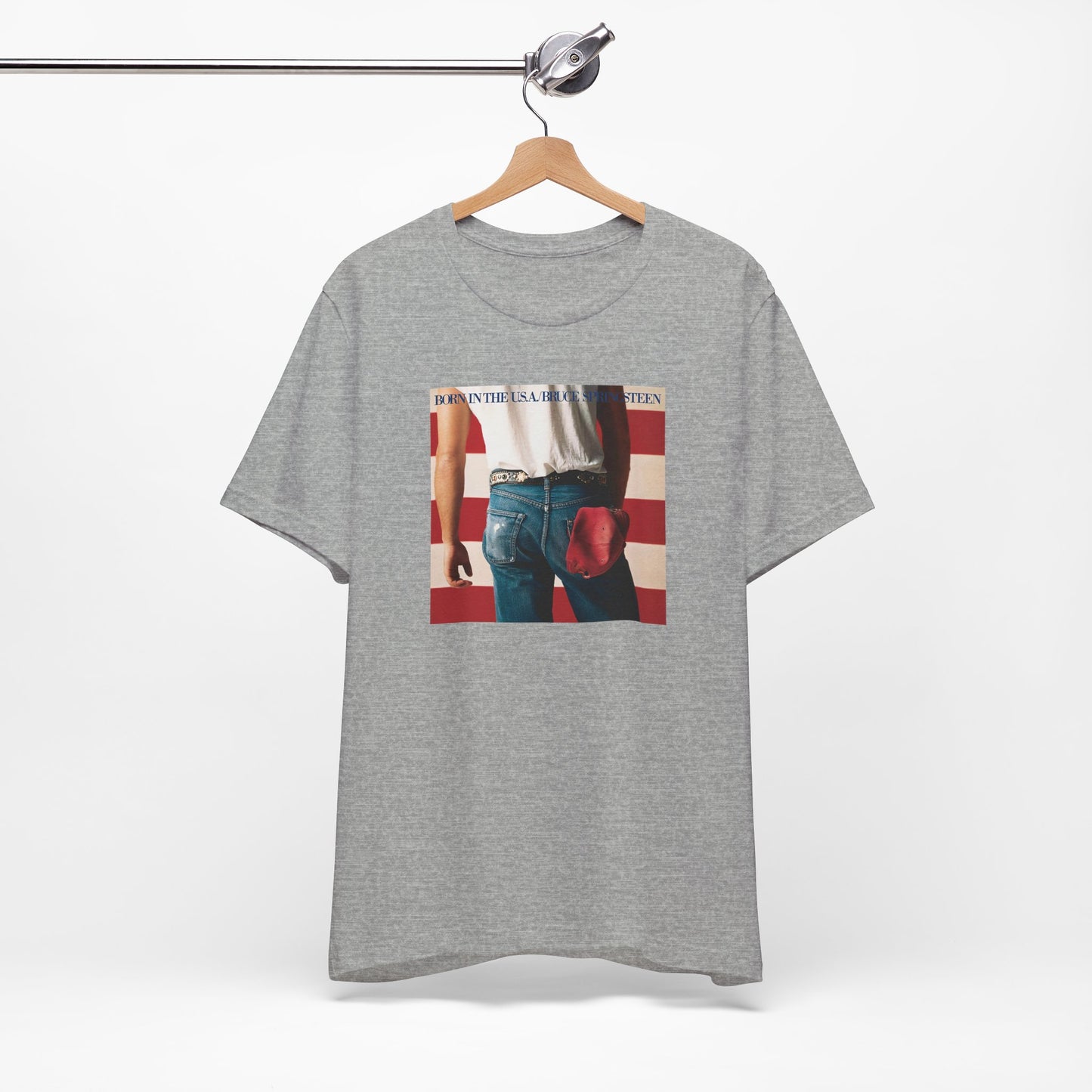 Vintage Bruce Springsteen 'Born in the USA' Unisex T-Shirt - Bruce Springsteen Born in the USA Cotton Shirt - Bruce Springsteen Gift - Eco-Friendly Premium Tee