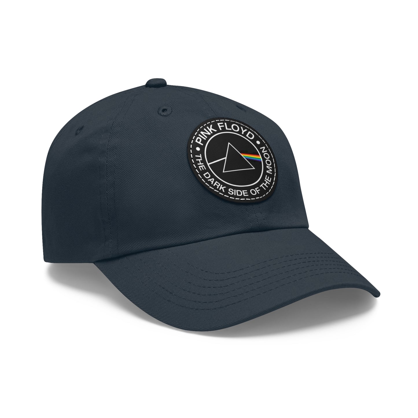 Pink Floyd Dark Side of the Moon Leather Patch Dad Cap