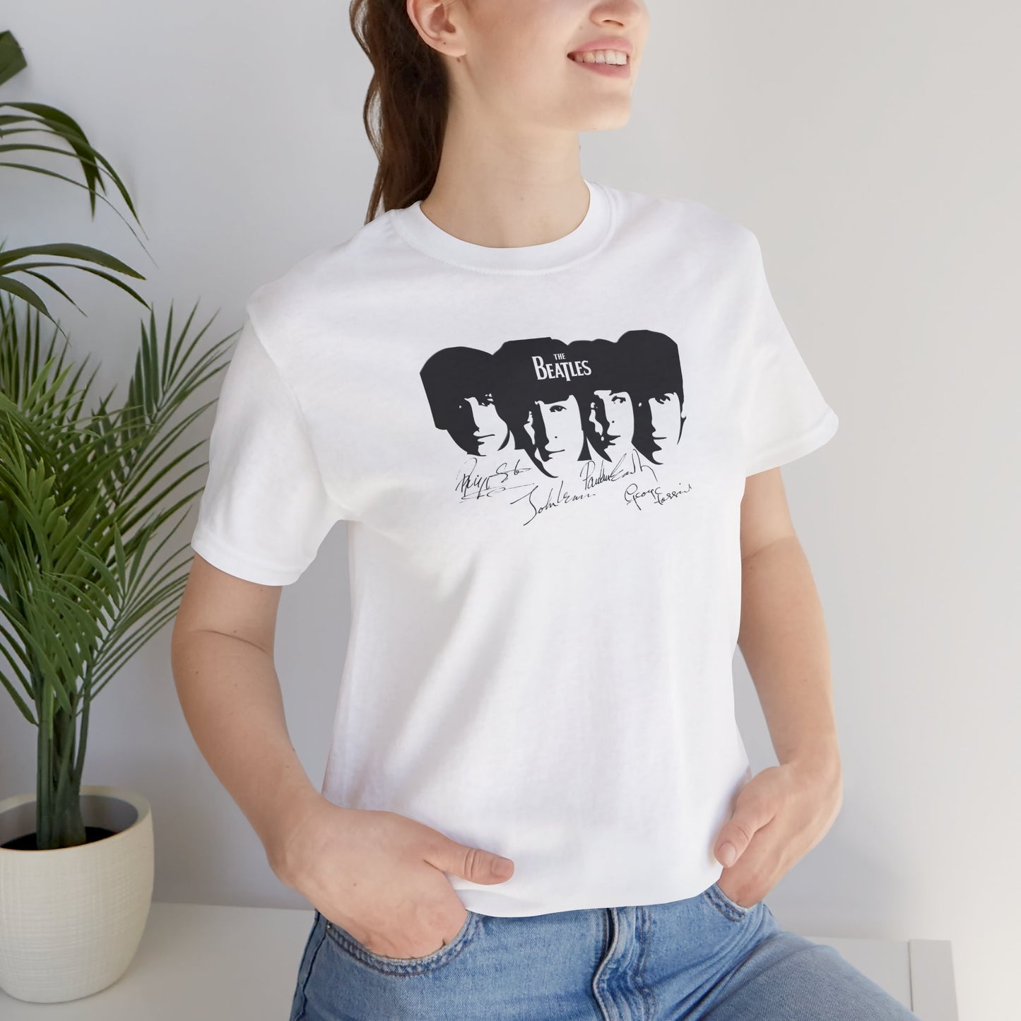 White Cotton The Beatles T-shirt
