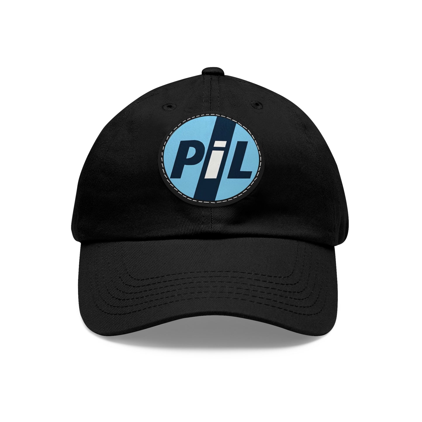 Public Image Ltd PiL Leather Patch Dad Cap