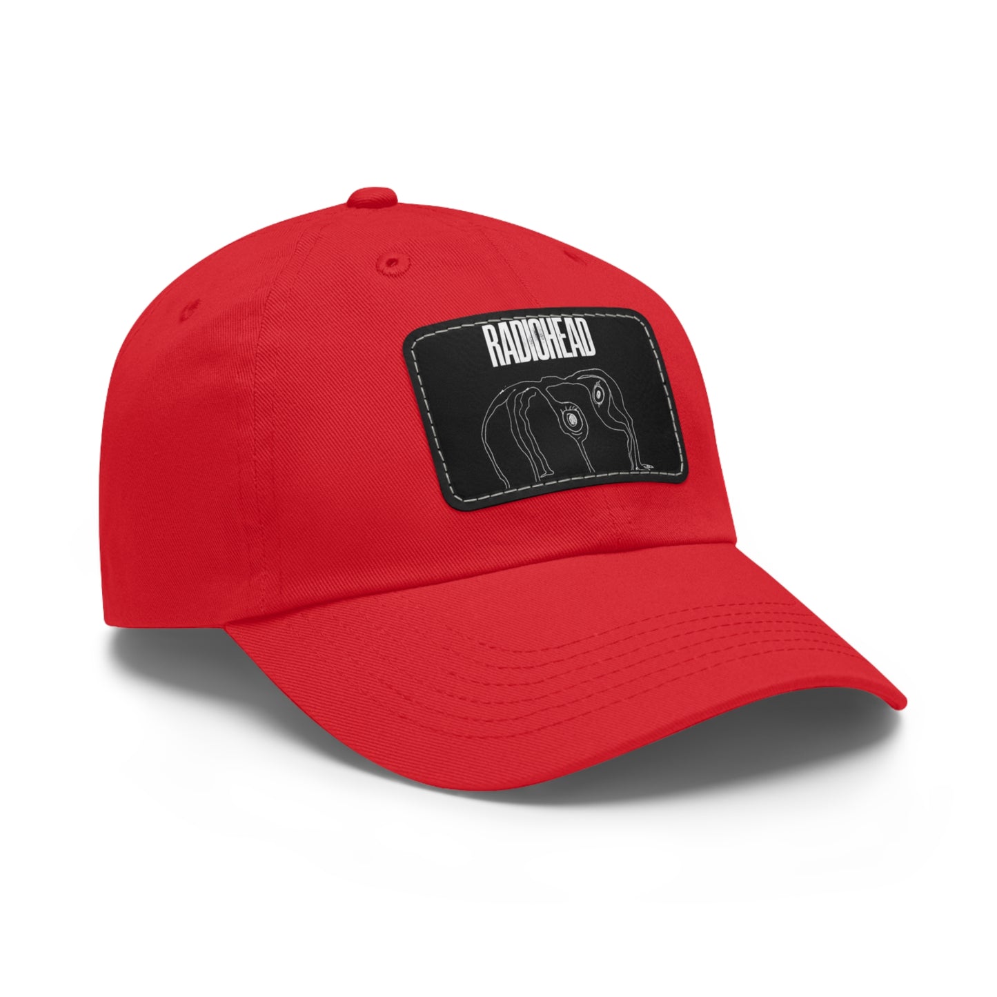 Radiohead Logo Leather Patch Dad Cap