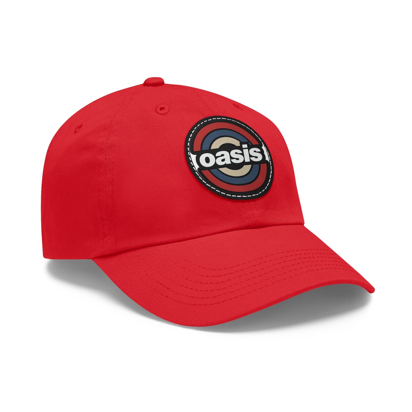Oasis Logo Dad Cap with Leather Patch