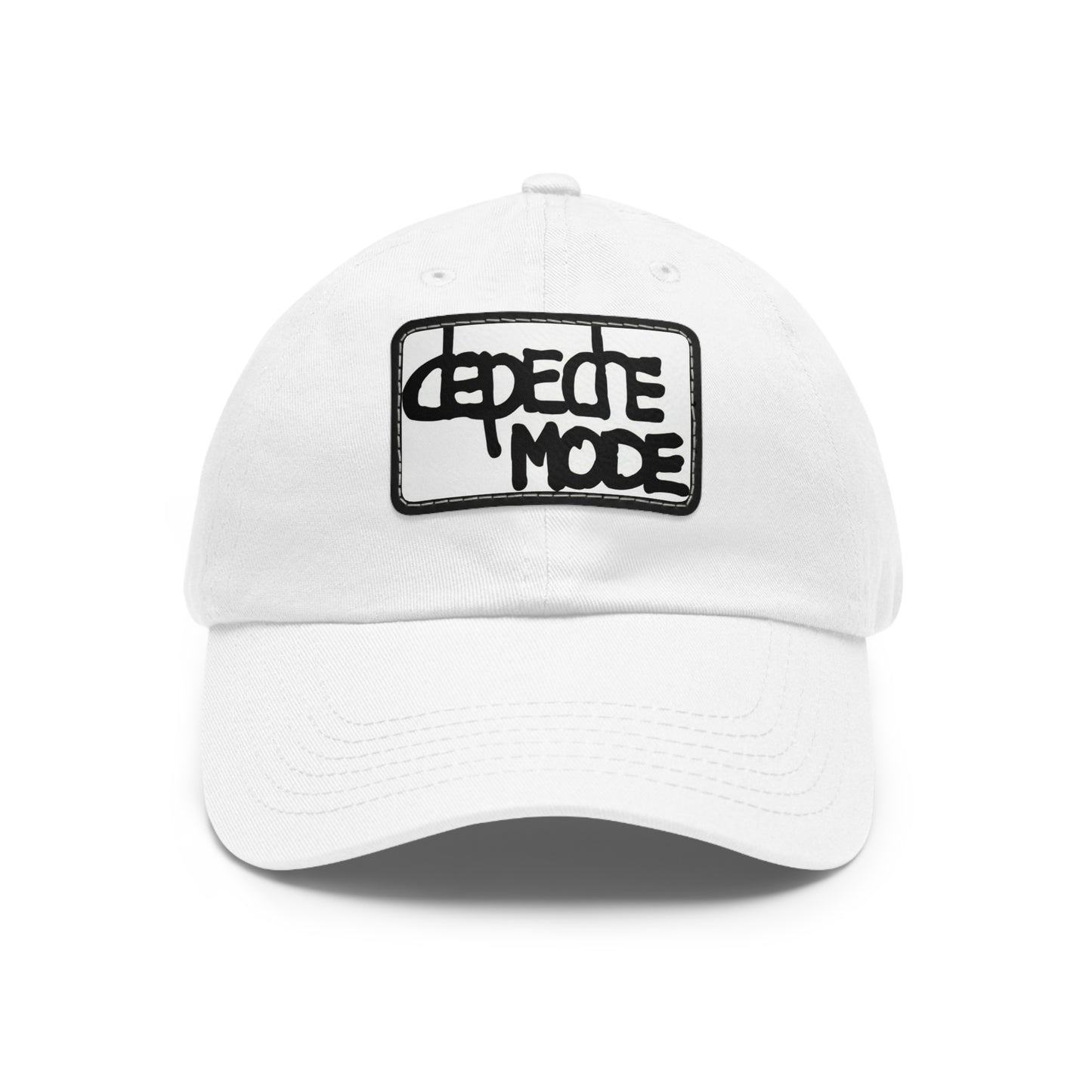 Depeche Mode Leather Patch Dad Cap