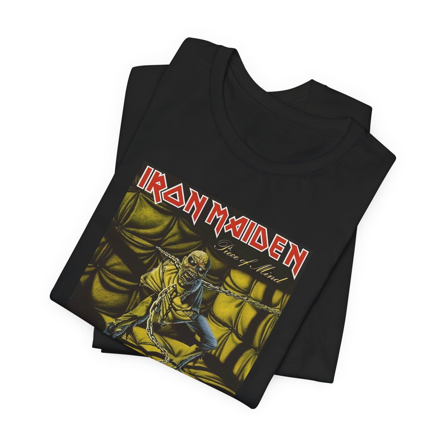 Iron Maiden Piece of Mind T-shirt - Vintage Cotton Iron Maiden Piece of Mind Shirt - Iron Maiden Graphic Band Print Tee