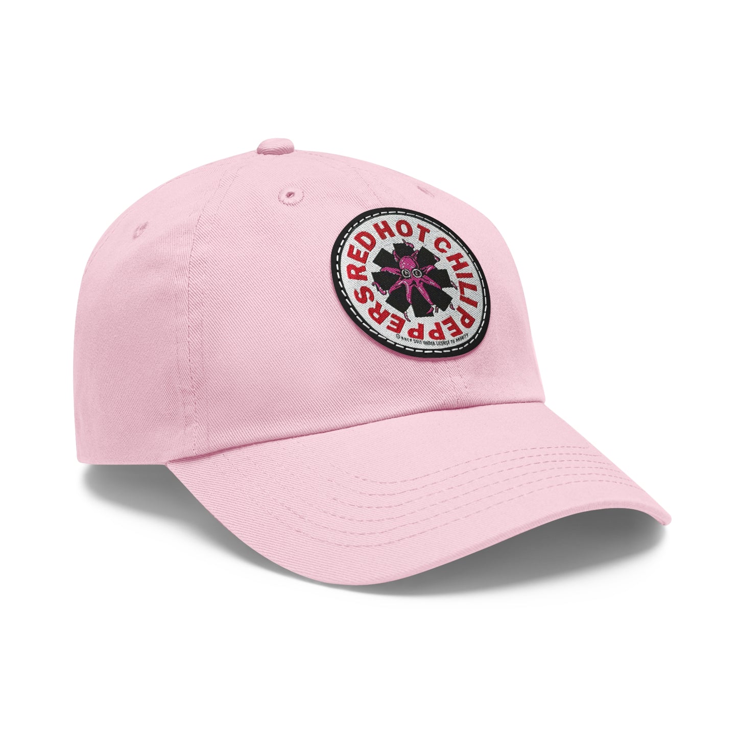 Red Hot Chili Peppers Logo Leather Patch Dad Cap