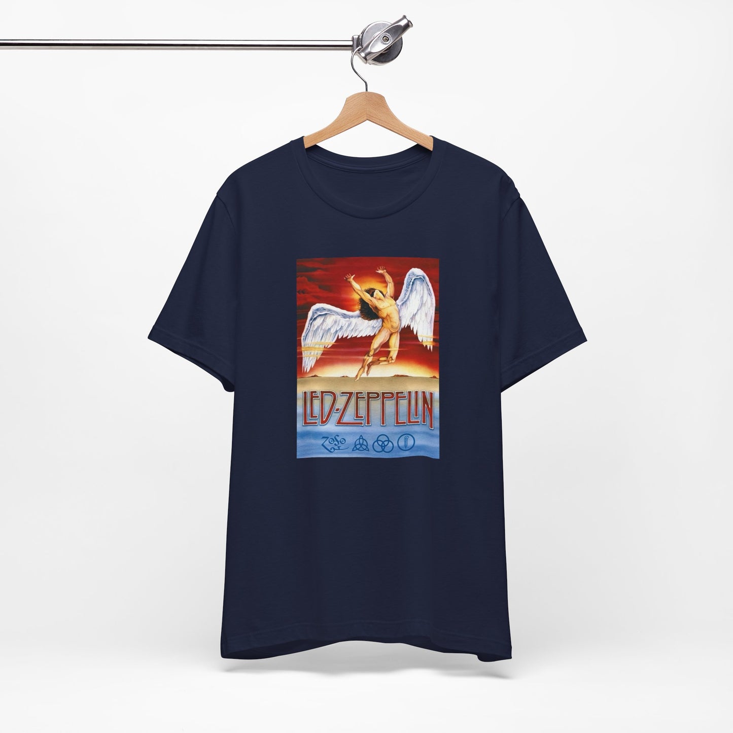 Led Zeppelin Logo Swan Song Zoso Shirt - Collectors Led Zep Logo Shirt - Unisex Cotton Led Zeppelin T-shirt - Led Zep Gift