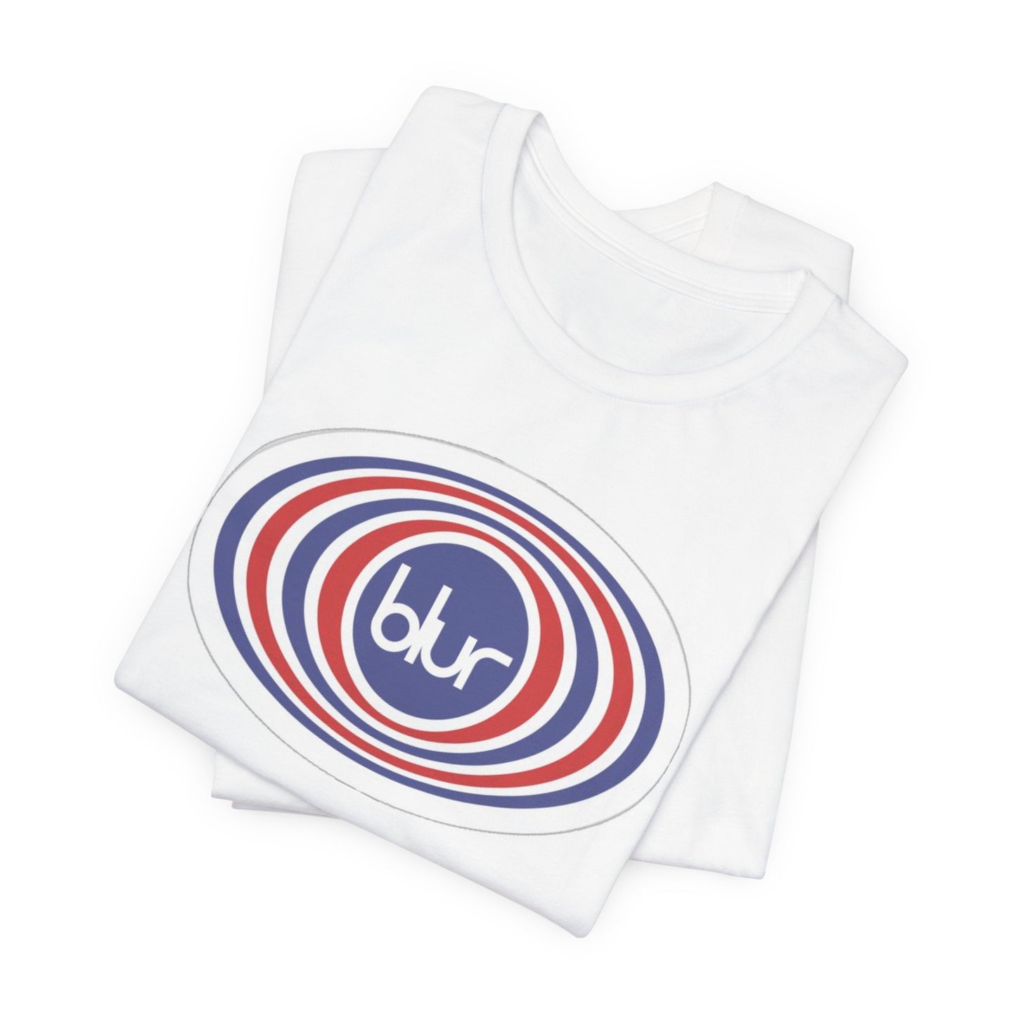 Blur White Cotton Tee