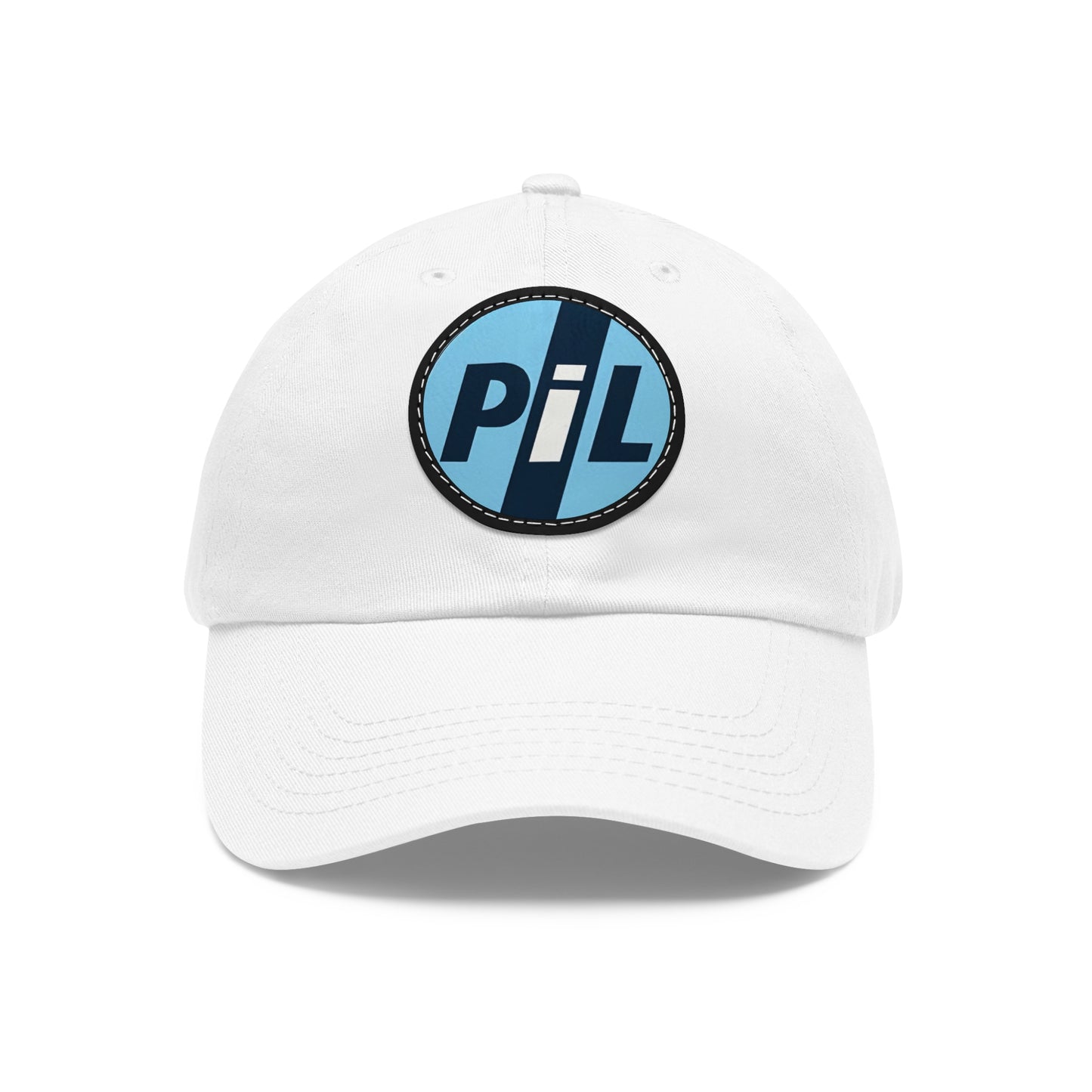 Public Image Ltd PiL Leather Patch Dad Cap