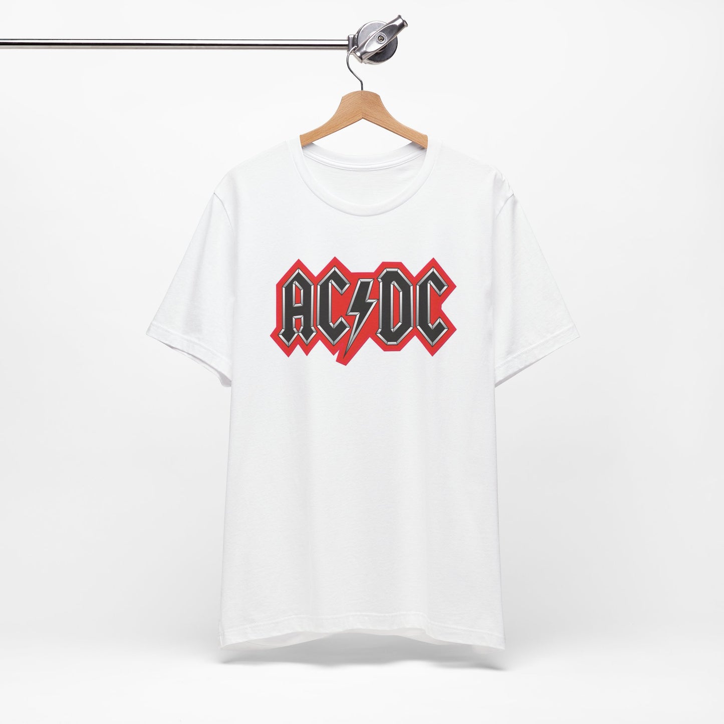 AC/DC White Cotton T-shirt