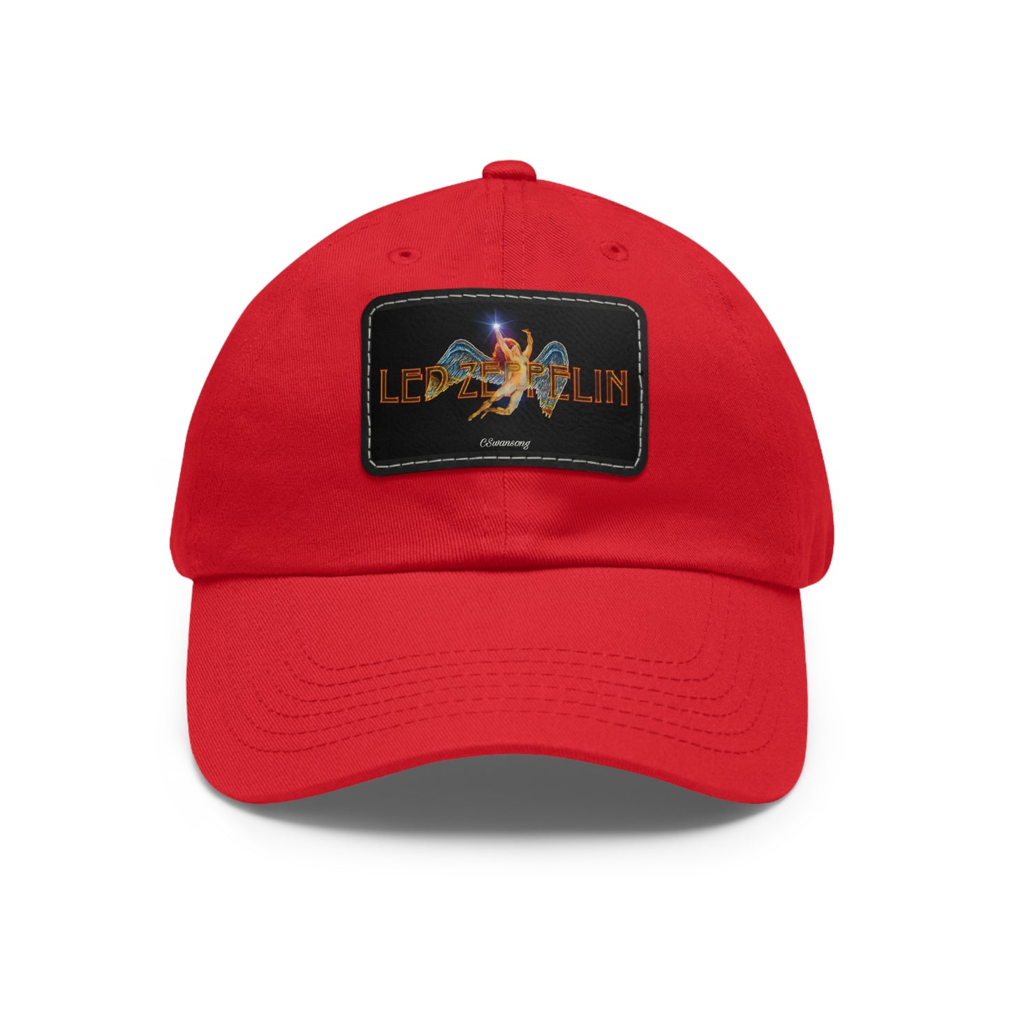 Led Zeppelin Swan Song Leather Patch Ball Cap