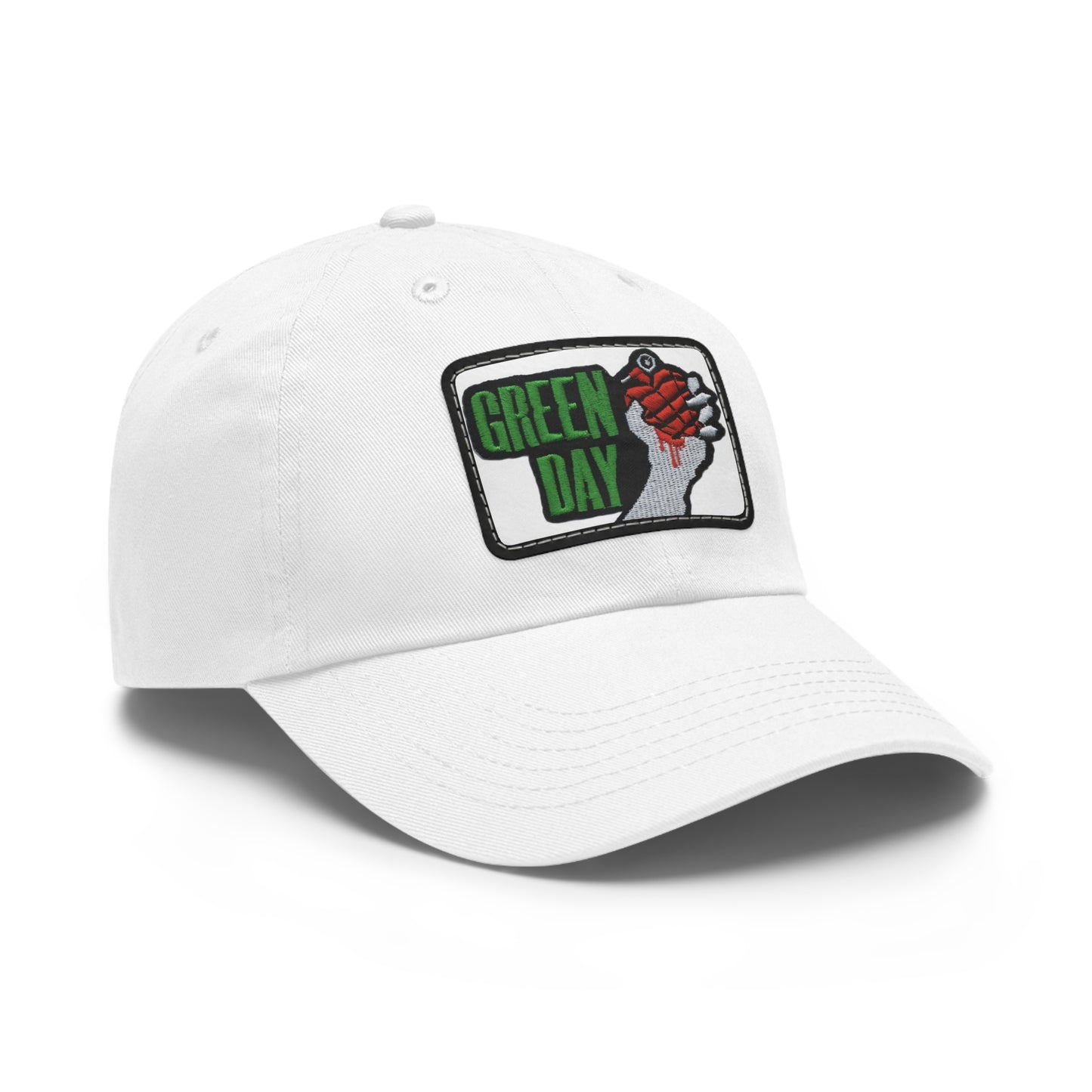 Green Day American Idiot Leather Patch Dad Cap