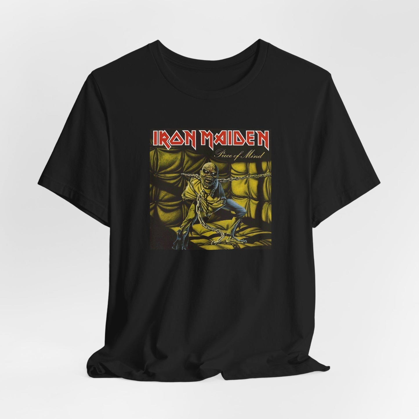 Iron Maiden Piece of Mind T-shirt - Vintage Cotton Iron Maiden Piece of Mind Shirt - Iron Maiden Graphic Band Print Tee