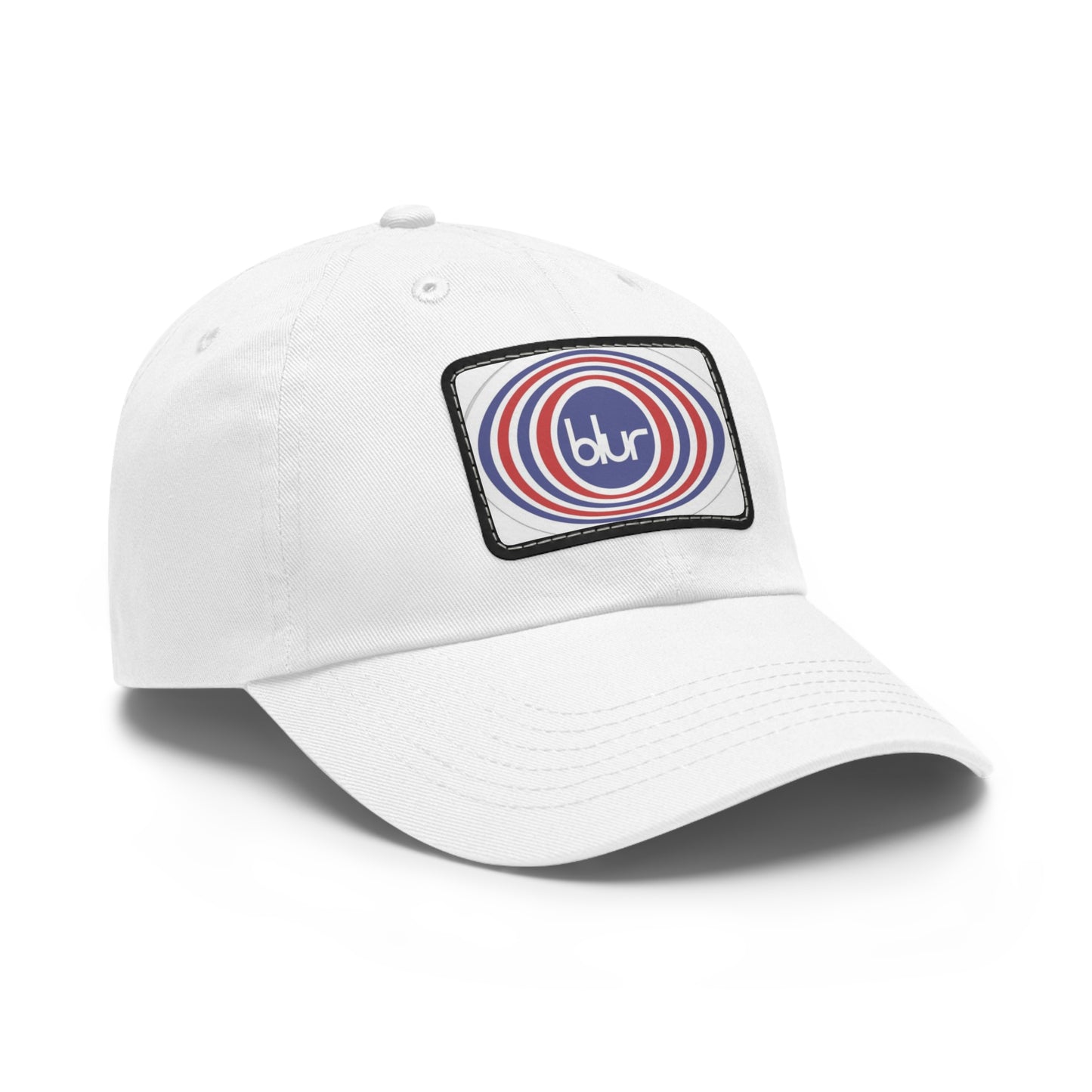 Blur Dad Cap with Leather Patch