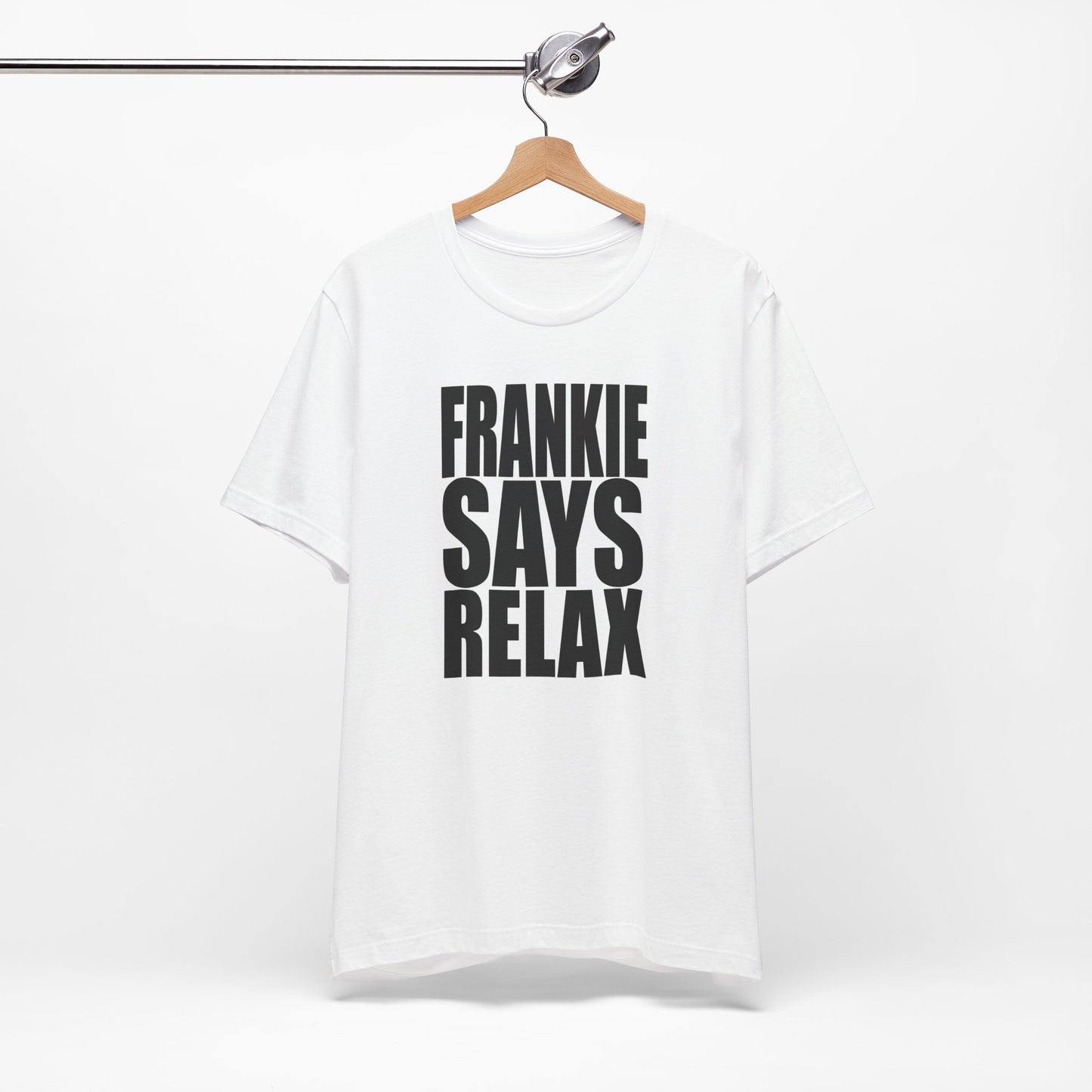 Frankie Goes to Hollywood Frankie Says Relax White Cotton T-shirt