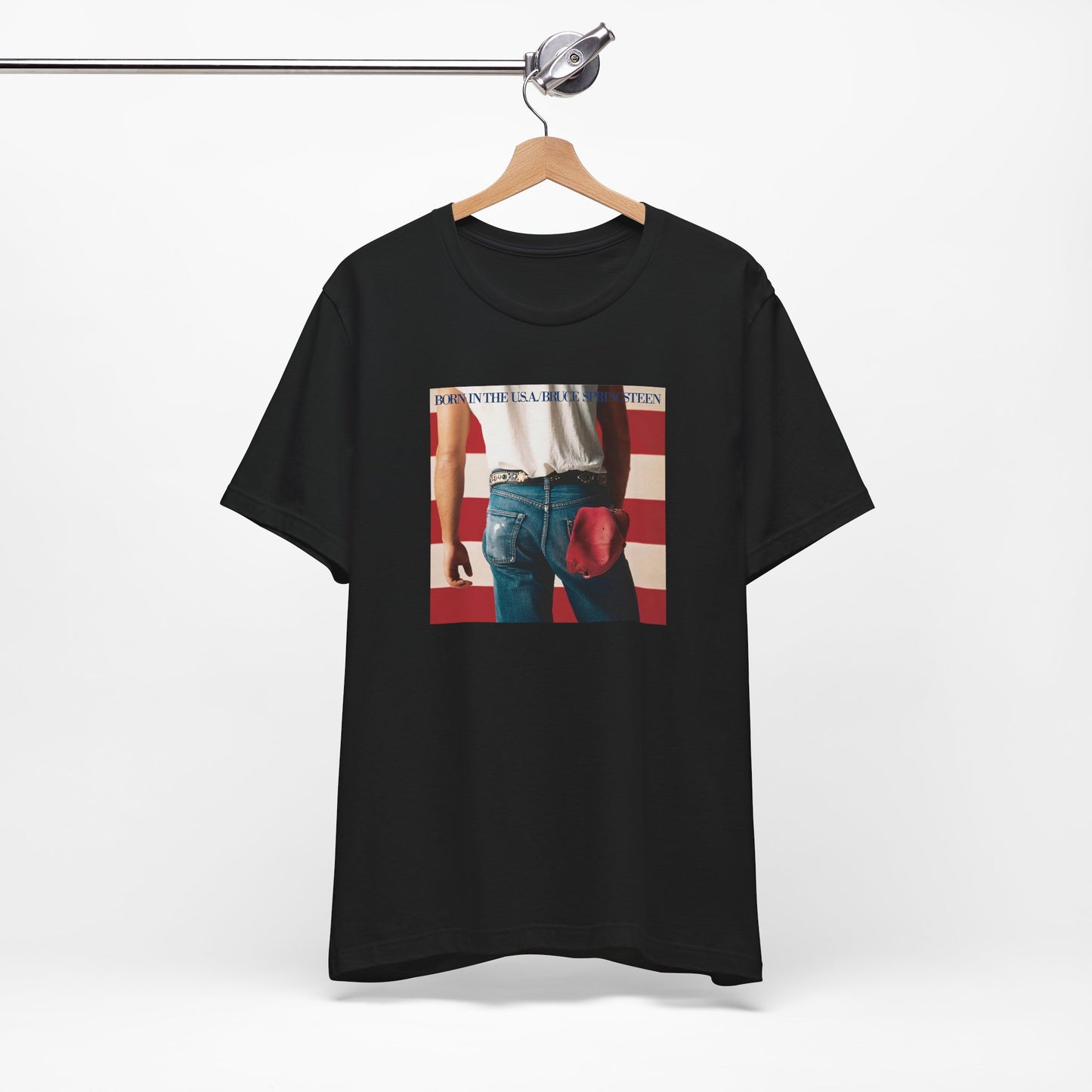 Vintage Bruce Springsteen 'Born in the USA' Unisex T-Shirt - Bruce Springsteen Born in the USA Cotton Shirt - Bruce Springsteen Gift - Eco-Friendly Premium Tee