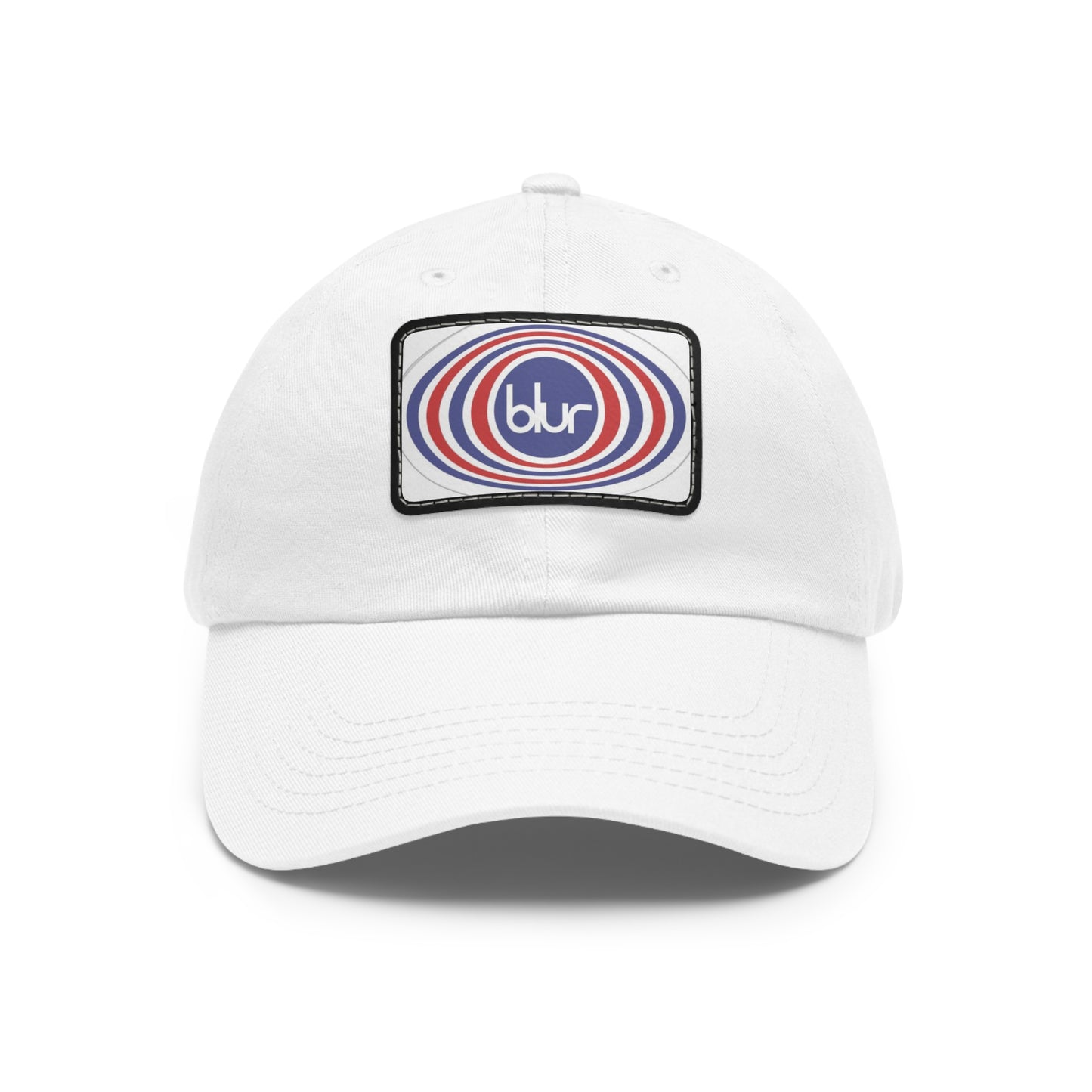 Blur Dad Cap with Leather Patch