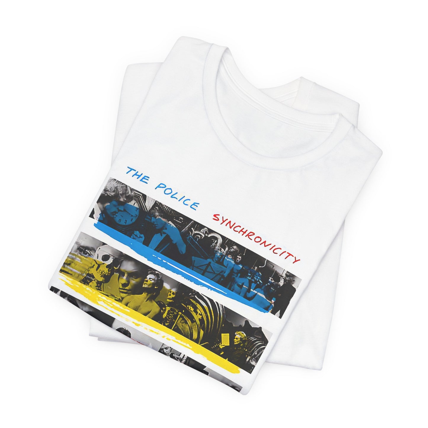 The Police Synchronicity album Cover Shirt, Vintage The Police Synchronicity T-shirt, Unisex The Police Gift, Cotton Short Sleeve The Police Graphic Band Print