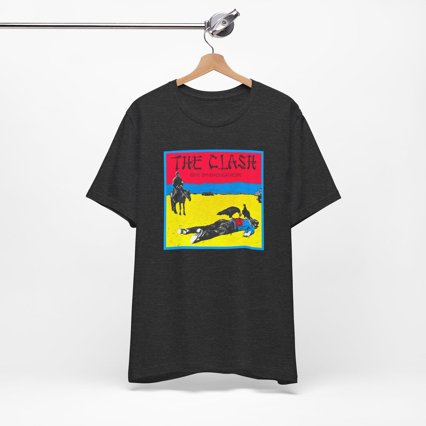 The Clash T shirt - The Clash Give Em Enough Rope Shirt - The Clash Gift - Vintage Rare Punk The Clash Print Shirt